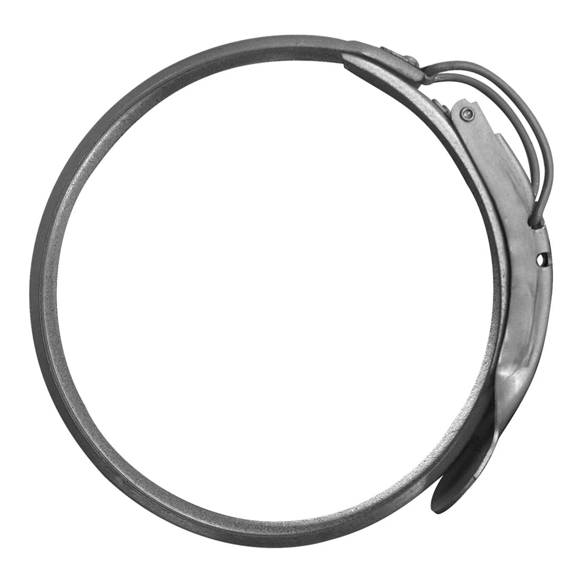 16 in. Galvanized Steel Quick-Fit Duct Clamp with Pin