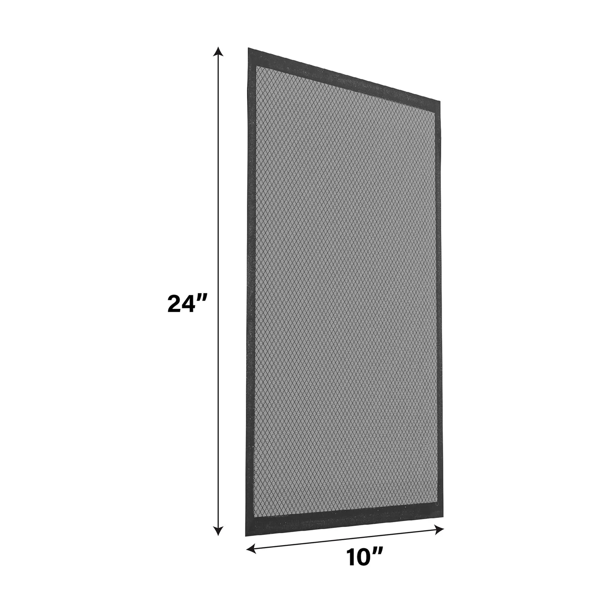 Permanent Washable Electrostatic Air Filter, Flexible Frame, MERV 8, 10 x 24 x 1 in.