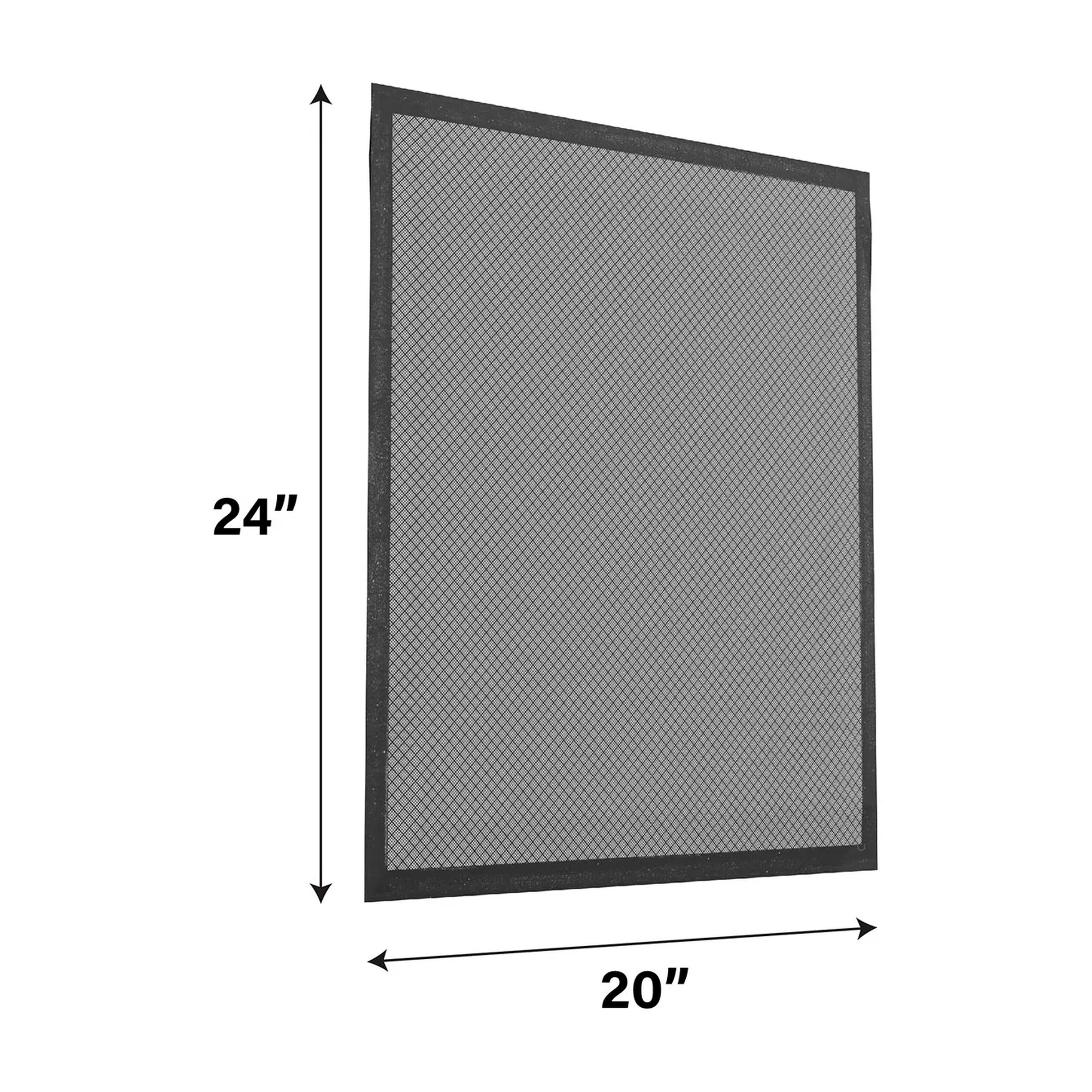 Permanent Washable Electrostatic Air Filter, Flexible Frame, MERV 8, 20 x 24 x 1 in.