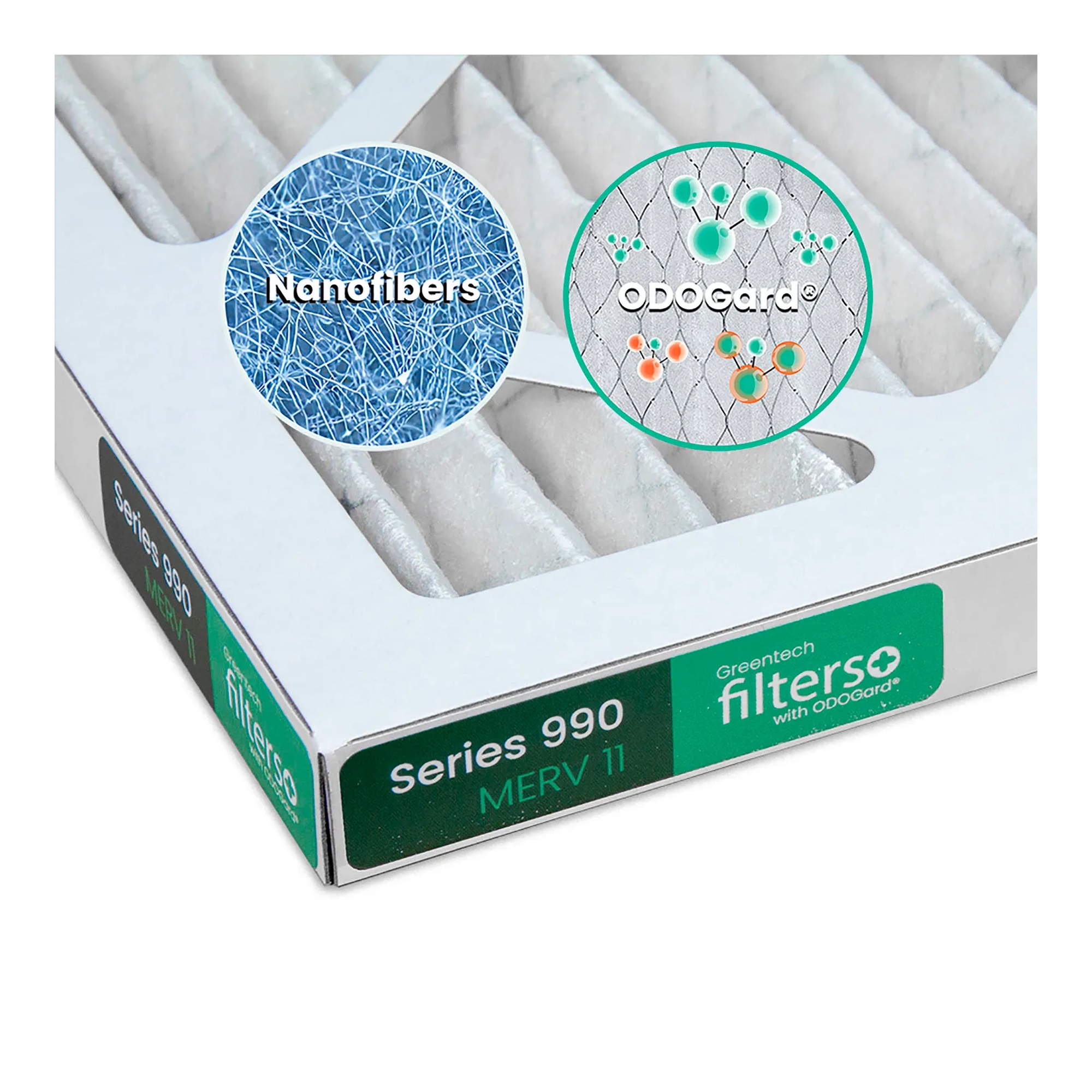 16 x 20 x 1 MERV 8A high-capacity pleated air filter
