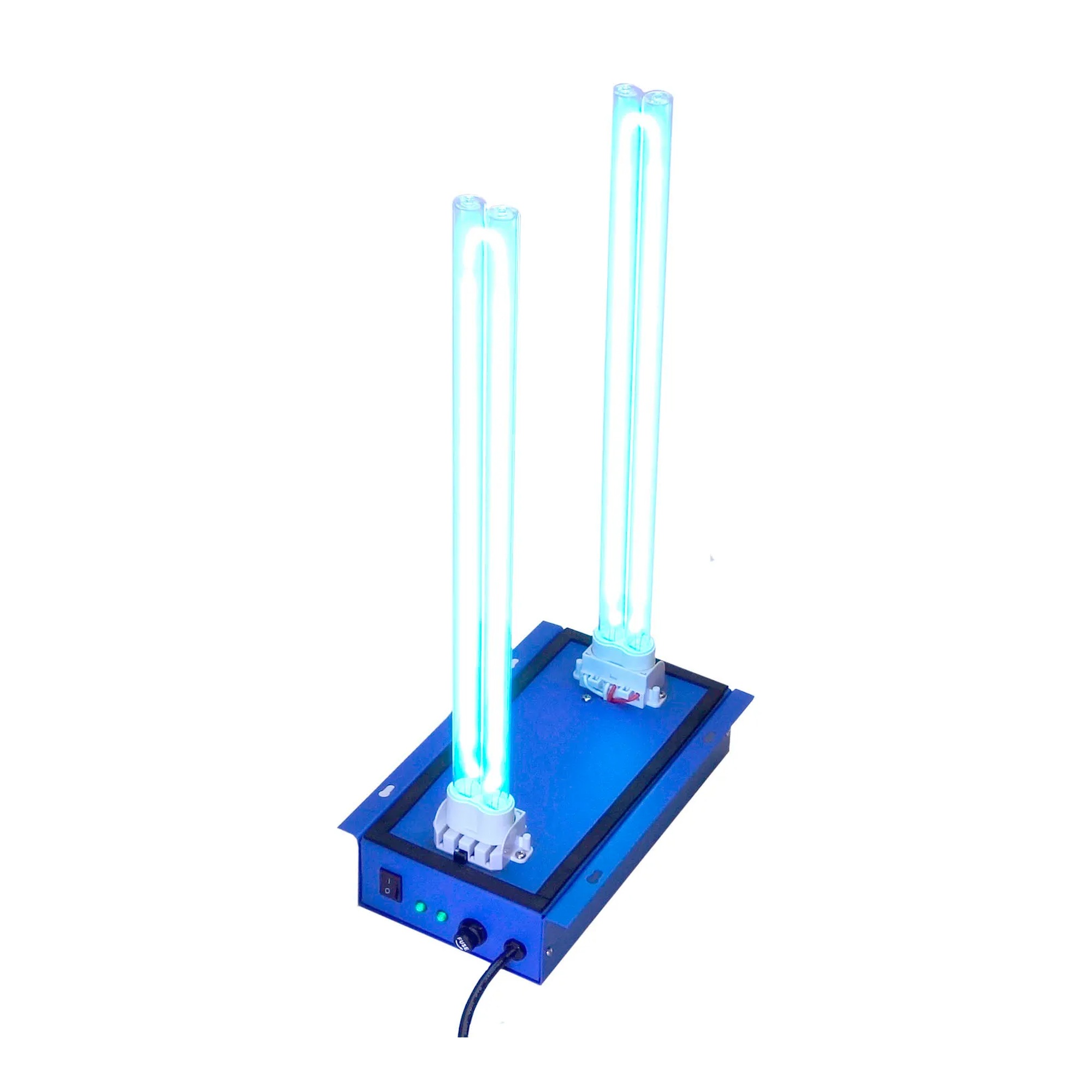 Sealed 72W UV air treatment system with 16-inch bulbs