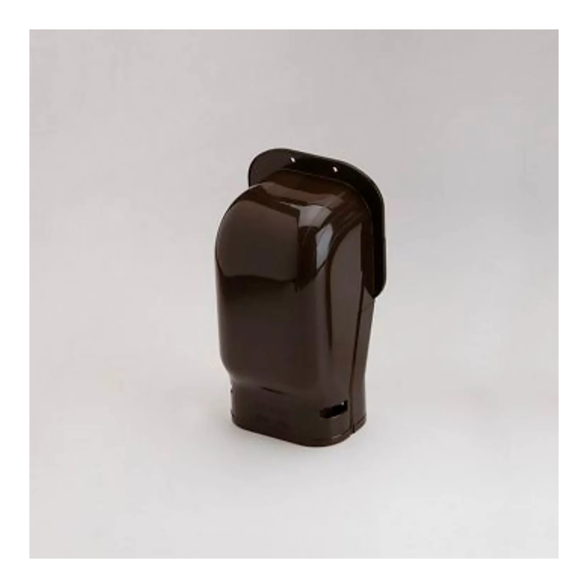Brown 100 mm Wall Inlet for Exposed Line Sets