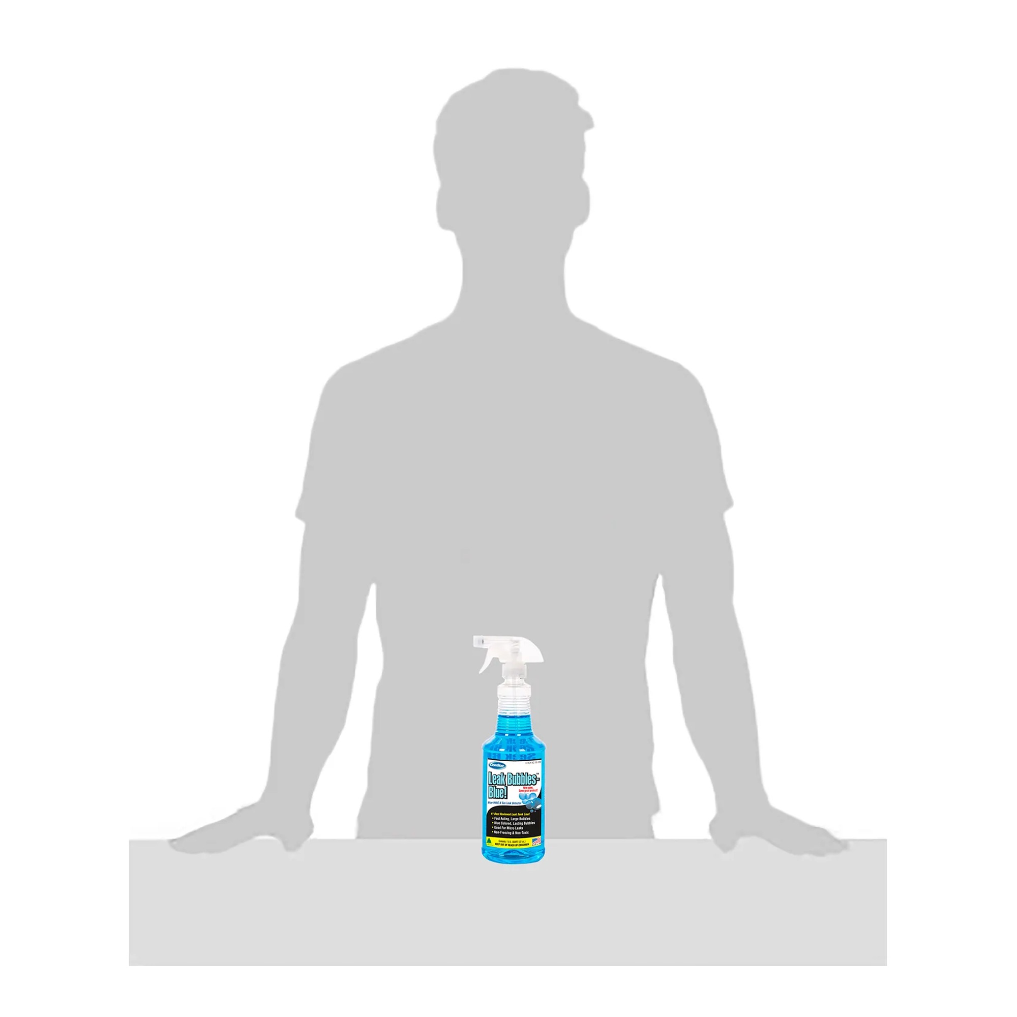 1 quart spray HVAC and gas leak detector bottle