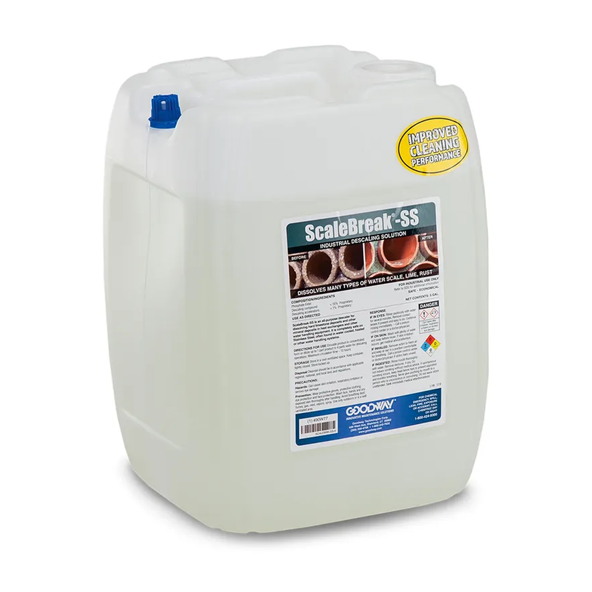 Stainless Steel Equipment Liquid Descaler, 5 Gal. Jug
