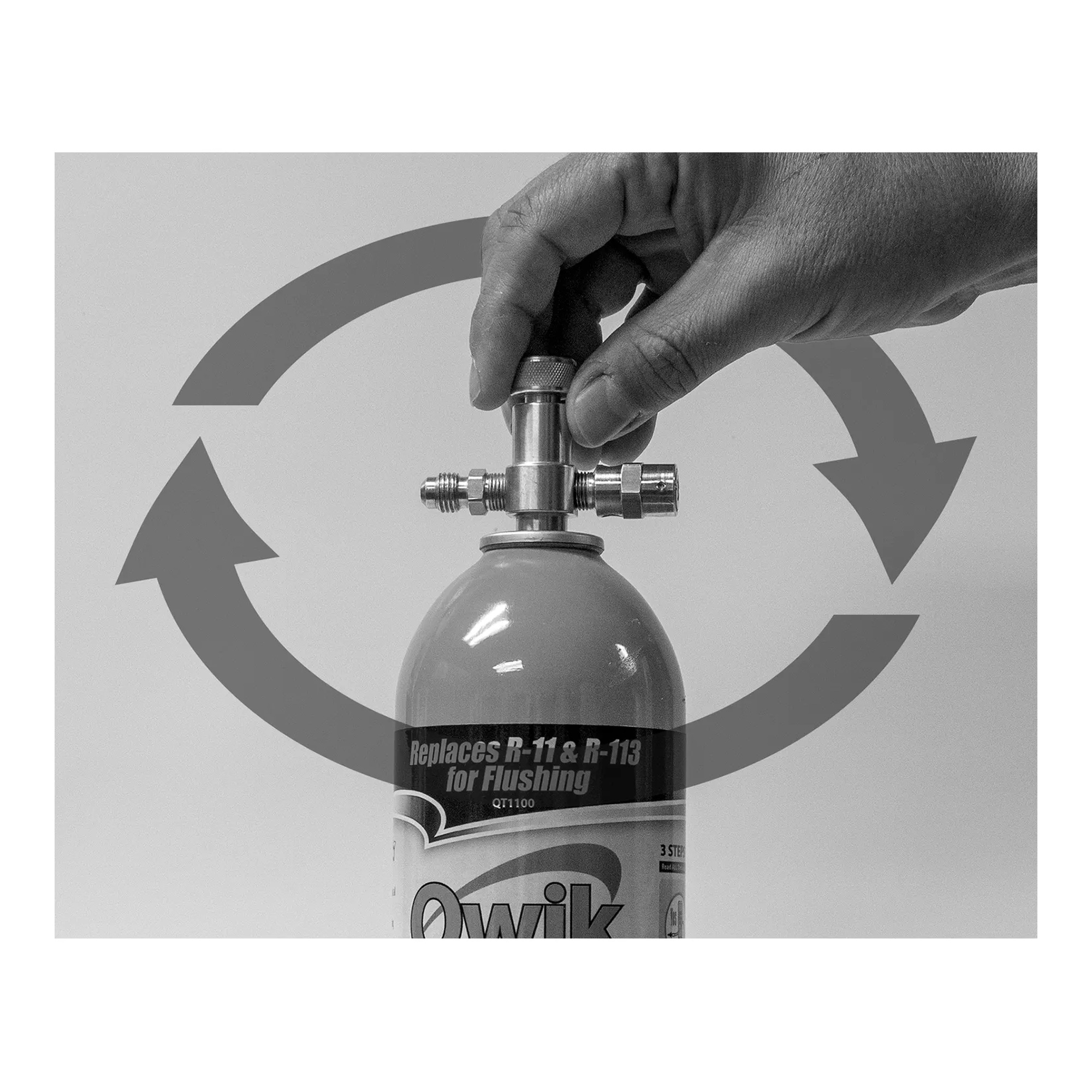 1 lb. aerosol container of refrigeration line set flush