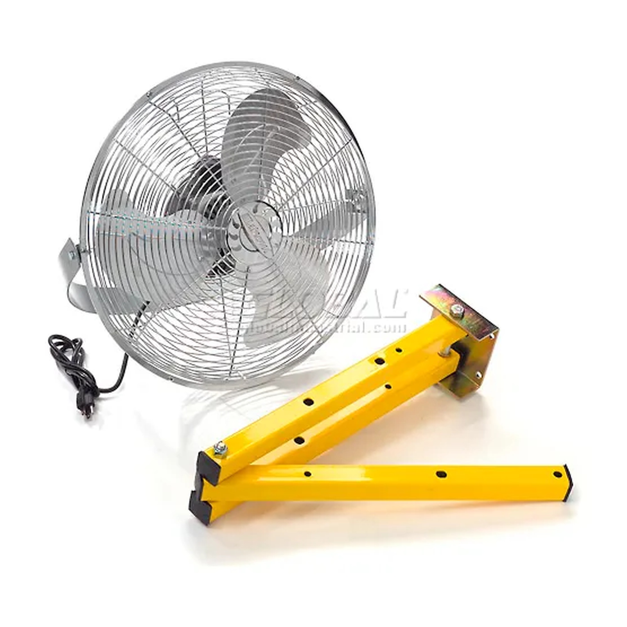 Yellow dock fan with 40-inch double arm