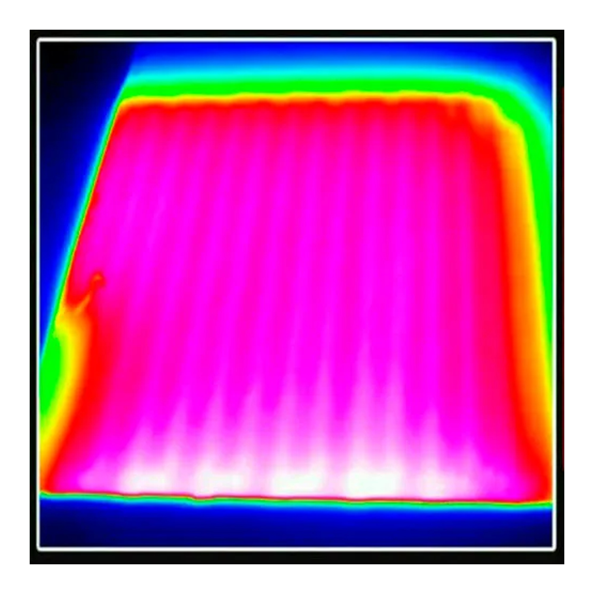 Gray insulated band-style heat blanket for 20 to 40 lb gas cylinders