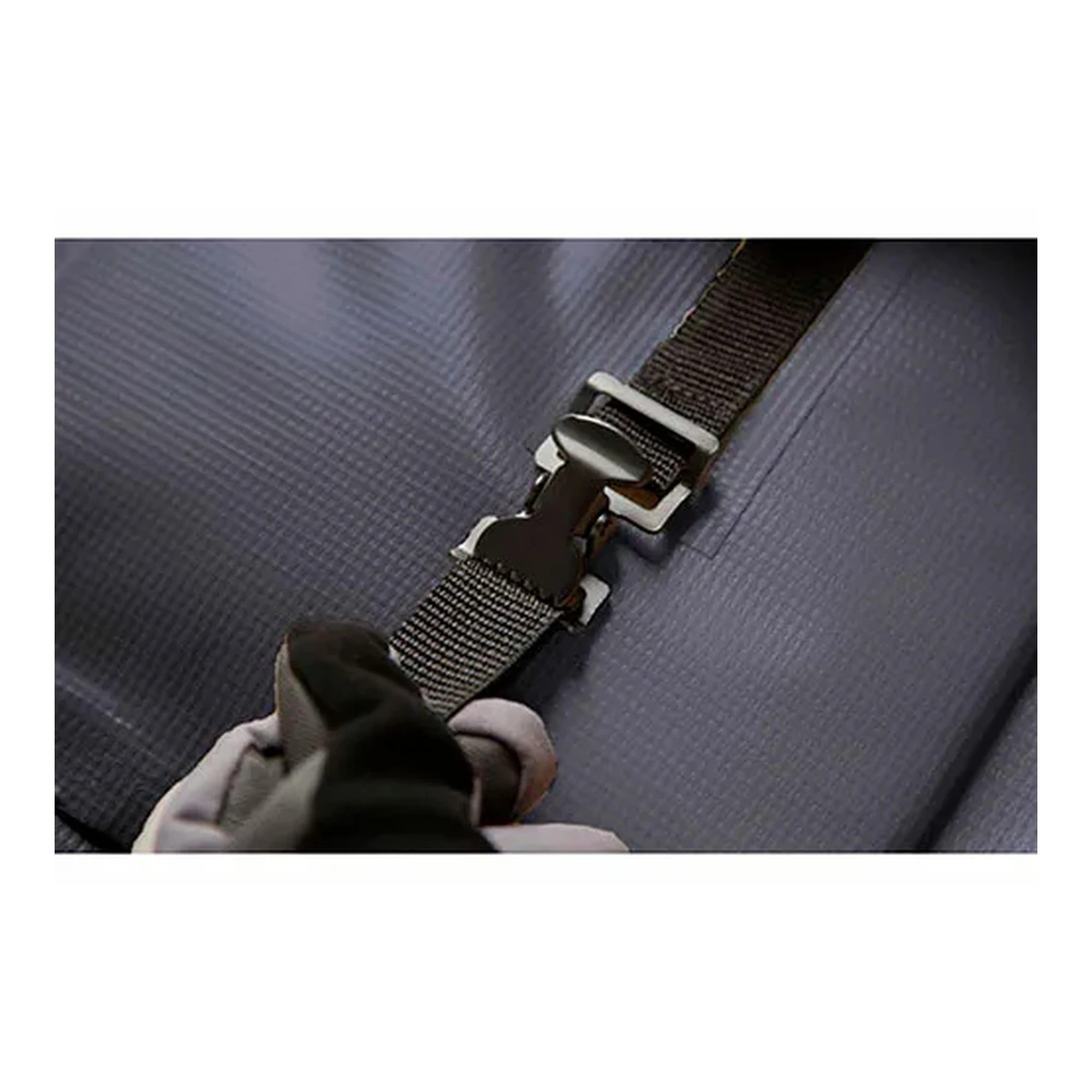 Gray insulated heating blanket for a 2-gallon pail