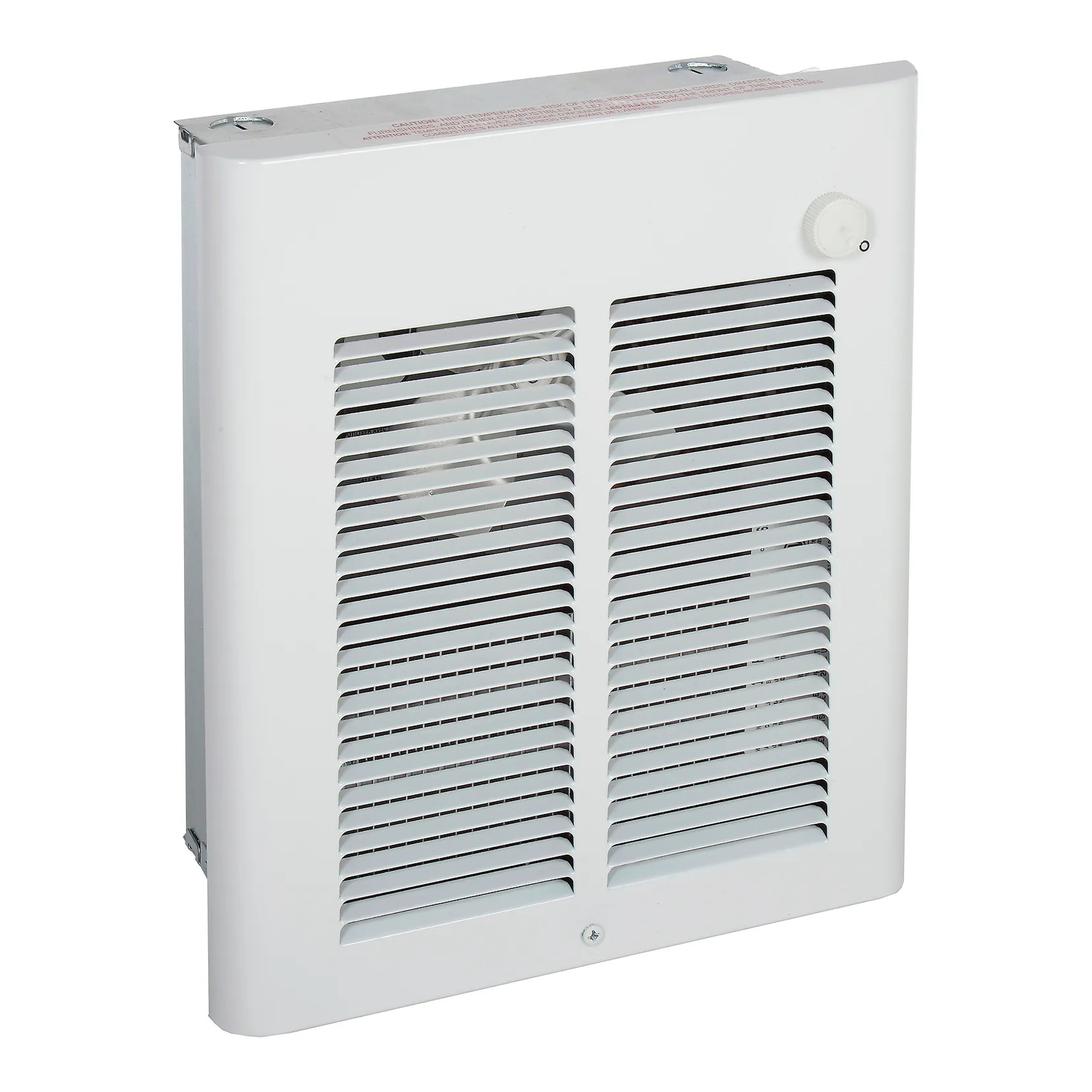 Small Room Fan-Forced Wall Heater with Integral Double-Pole Thermostat, 2000W, 277V