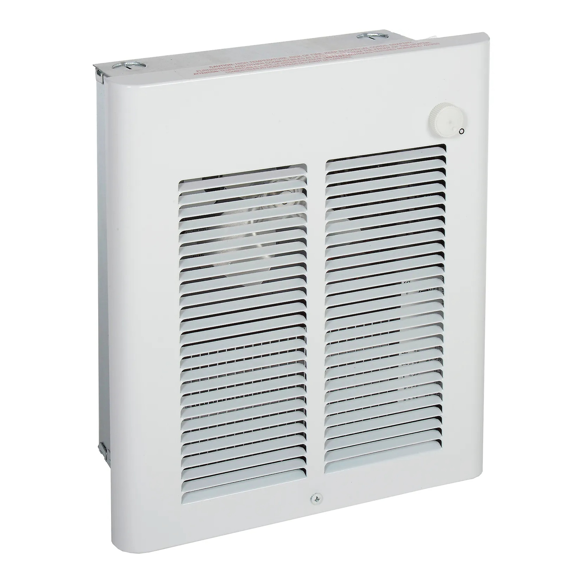 Small Room Fan-Forced Wall Heater with Integral Double-Pole Thermostat