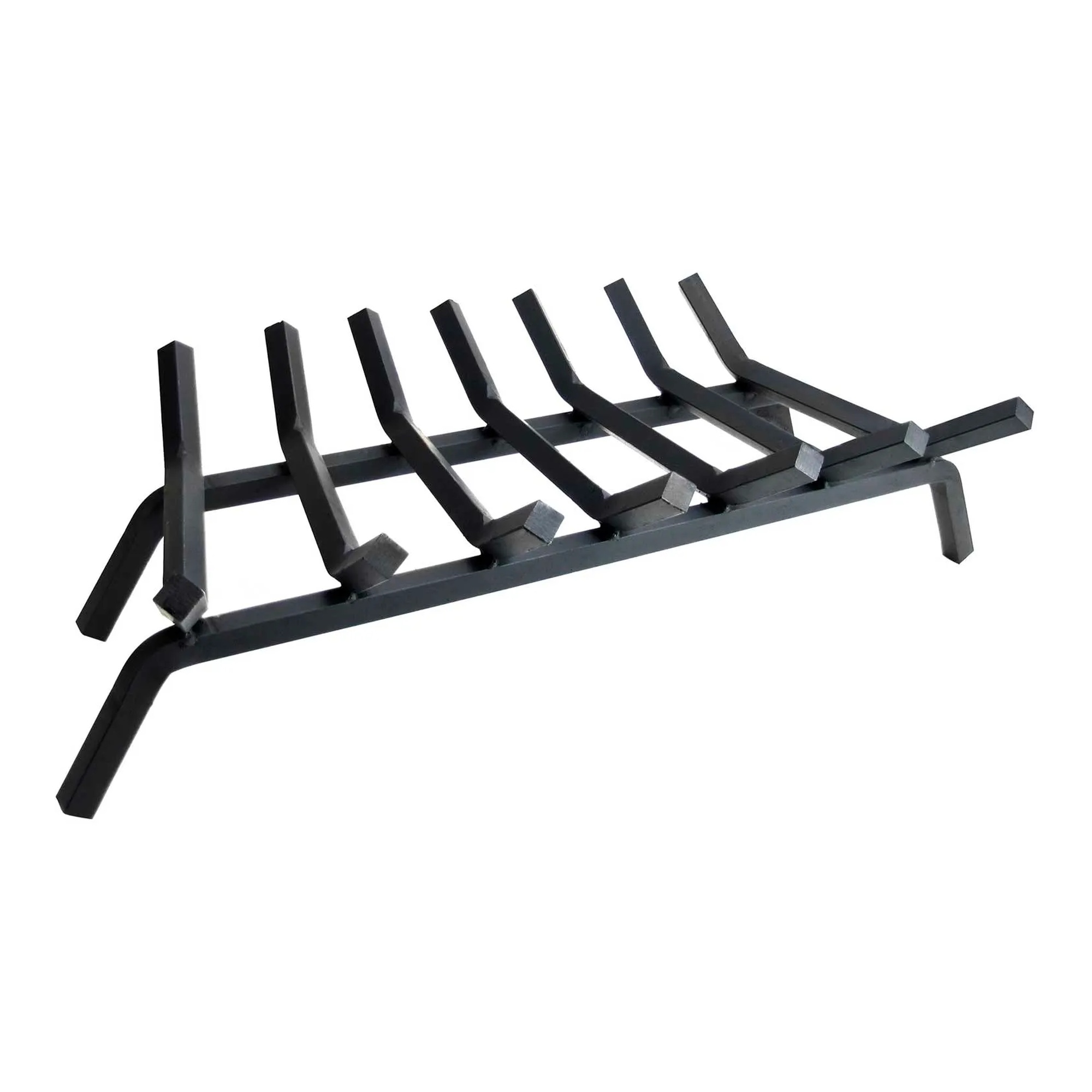 27-Inch Black Steel Fireplace Grate