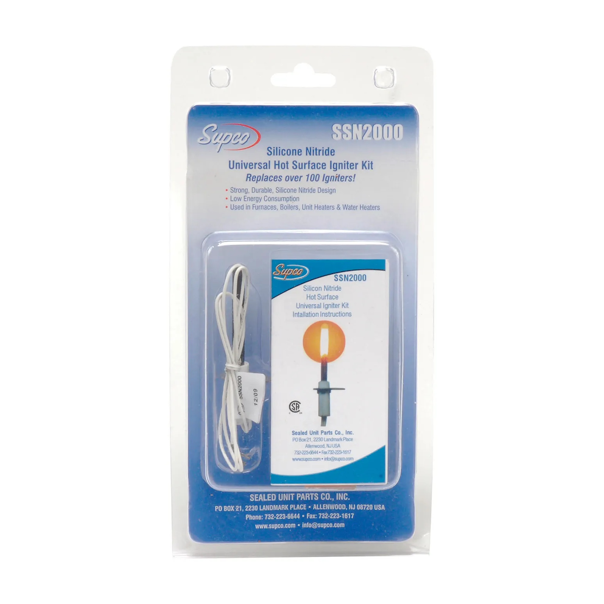 Universal silicon nitride hot surface igniter kit