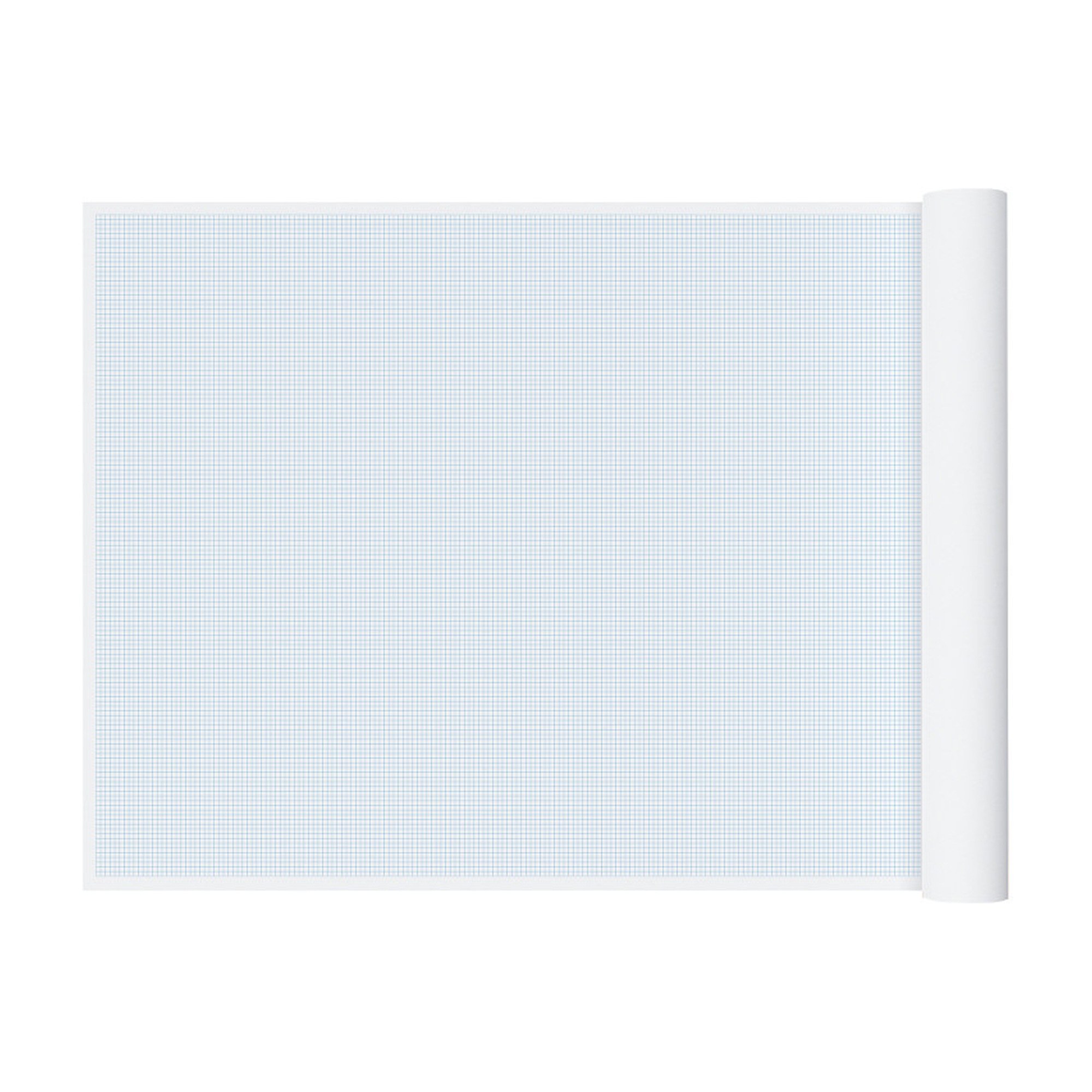 Blue 1/4-Inch Grid Graph Paper Roll, 36 Inches x 120 Inches