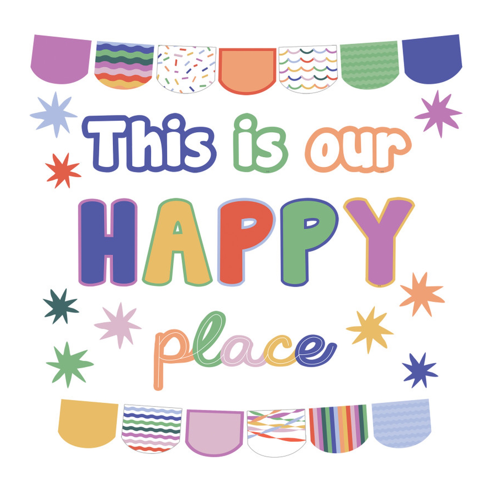Happy Place Mini Bulletin Board Set
