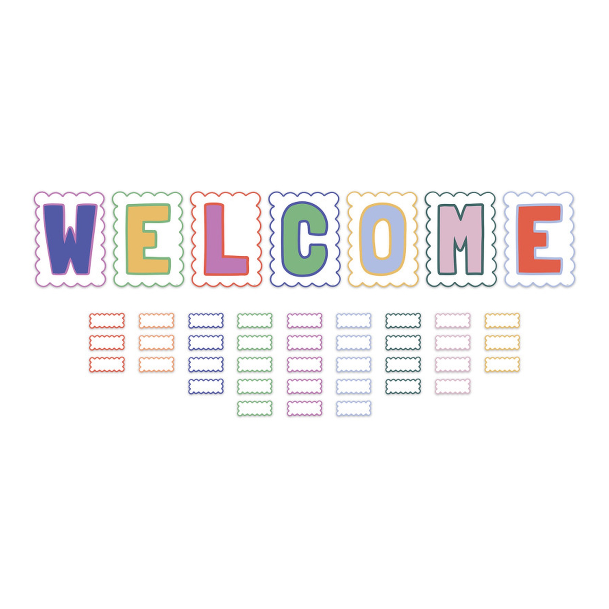 Color Crush Welcome Bulletin Board Set