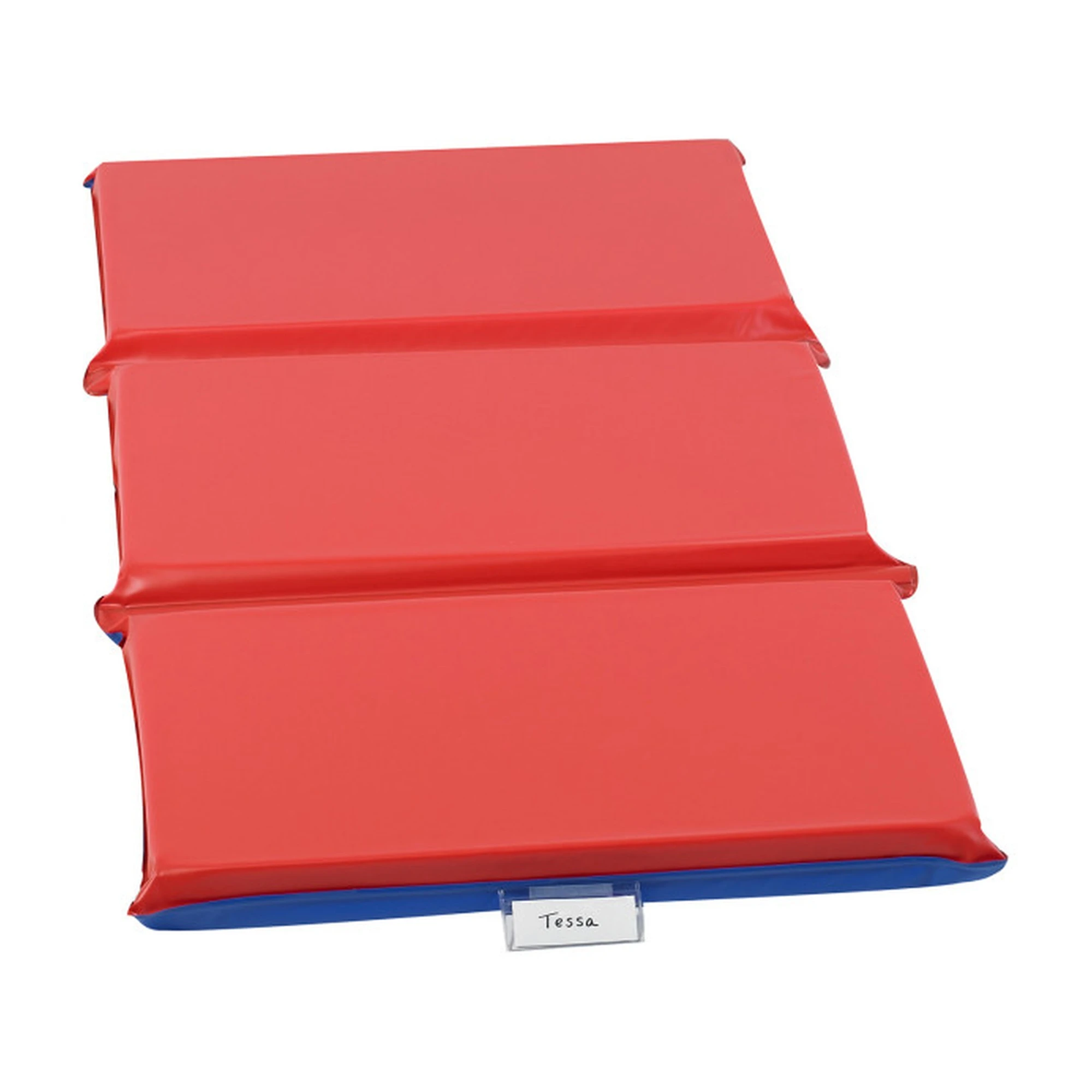 2-Inch Red and Blue 3-Section Folding Rest Mat