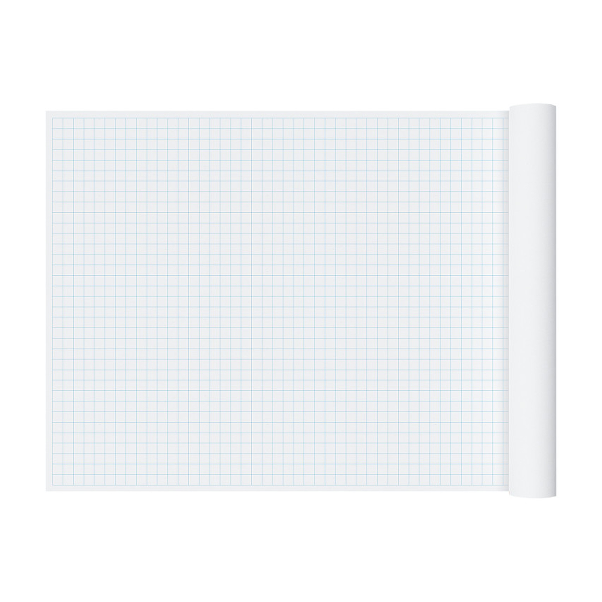 1-Inch Blue Grid Graph Paper Roll, 36 in. x 120 in.