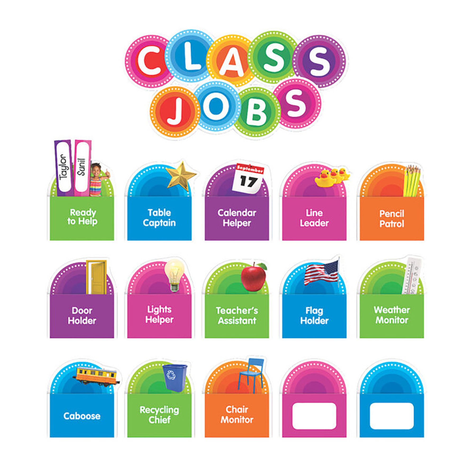 Classroom Jobs Bulletin Board Set