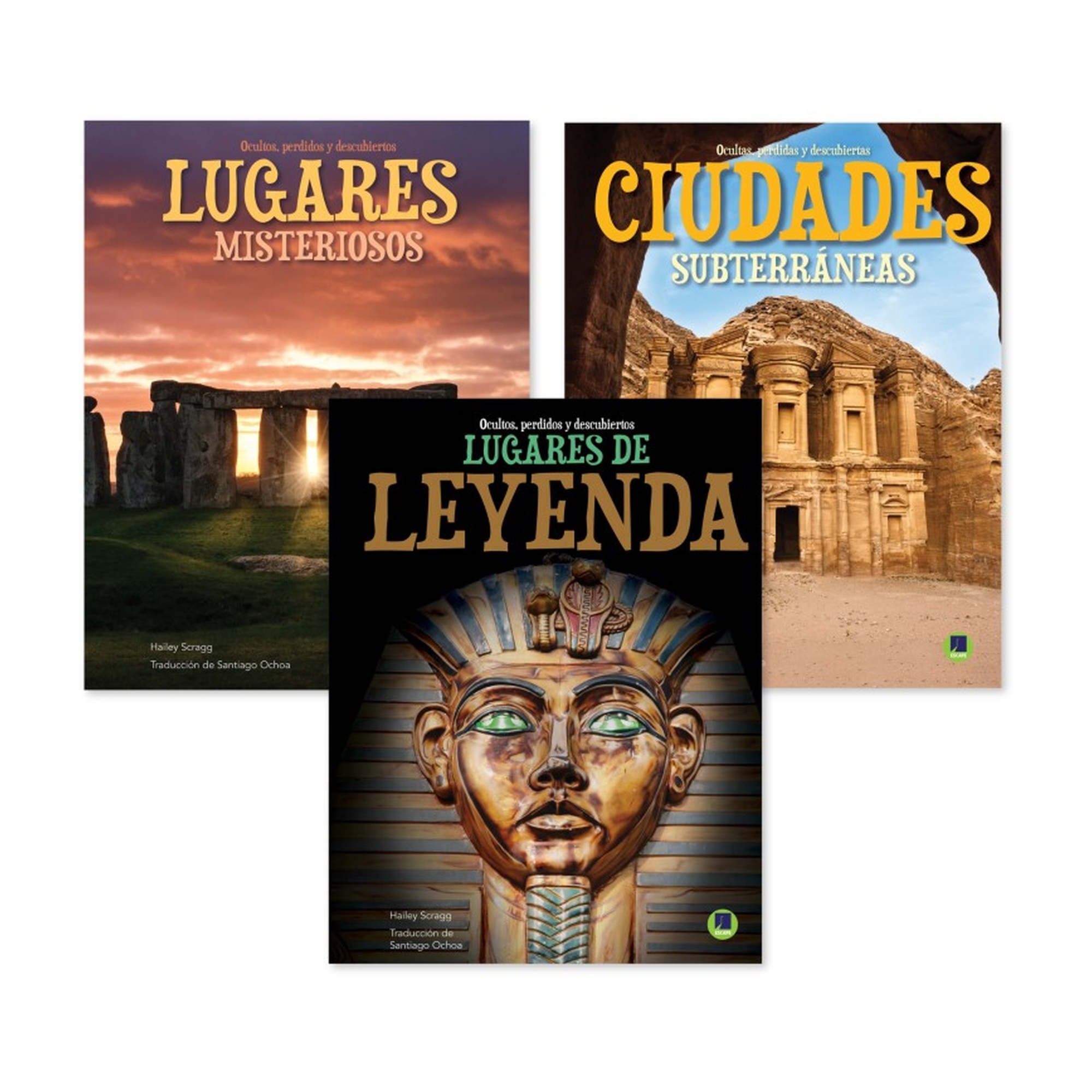 Spanish Hidden, Lost & Discovered Places Book Set, 3 Books