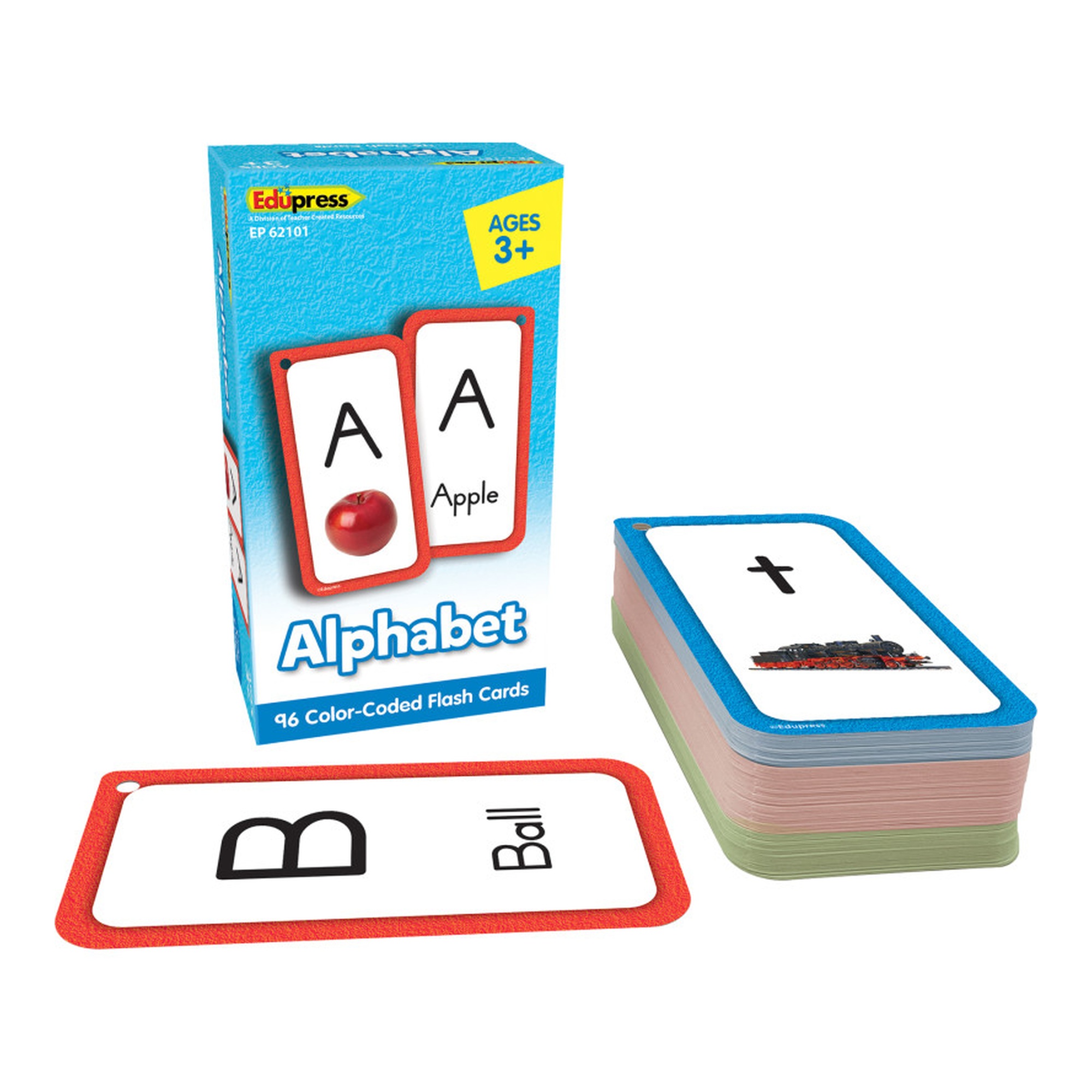 Deluxe Alphabet Flash Card Set, 96 Cards