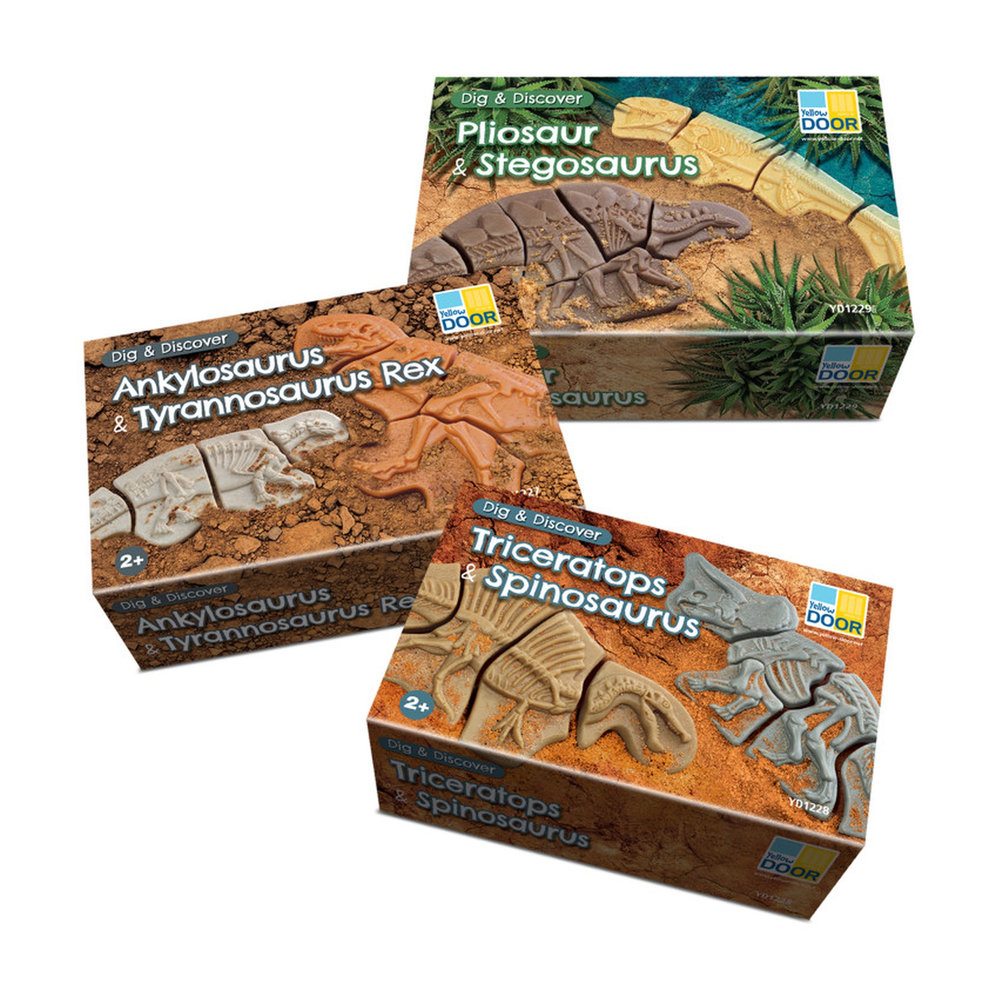 Dinosaur Skeleton Discovery Puzzle Set