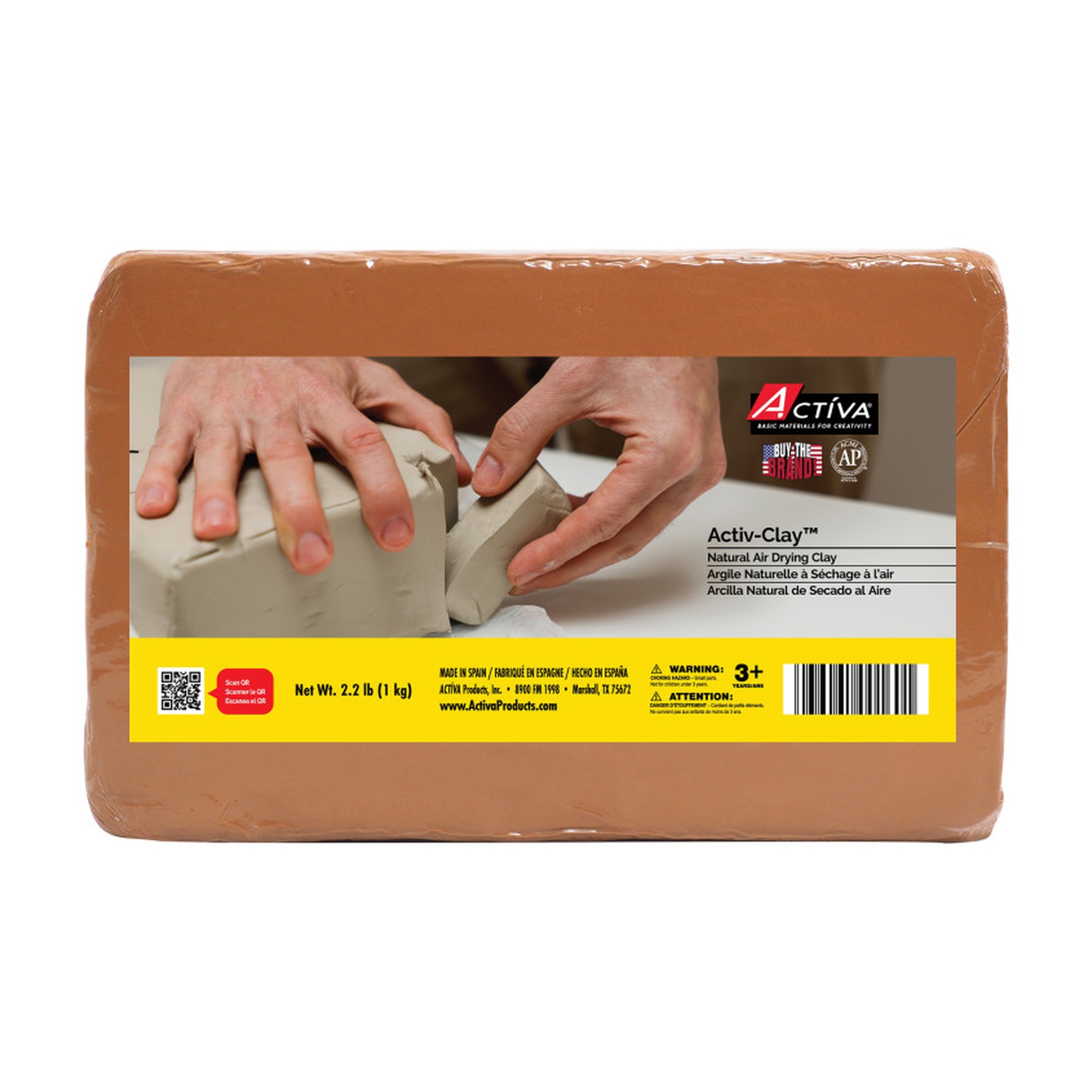 Air-Dry Terracotta Clay, 2.2 lb