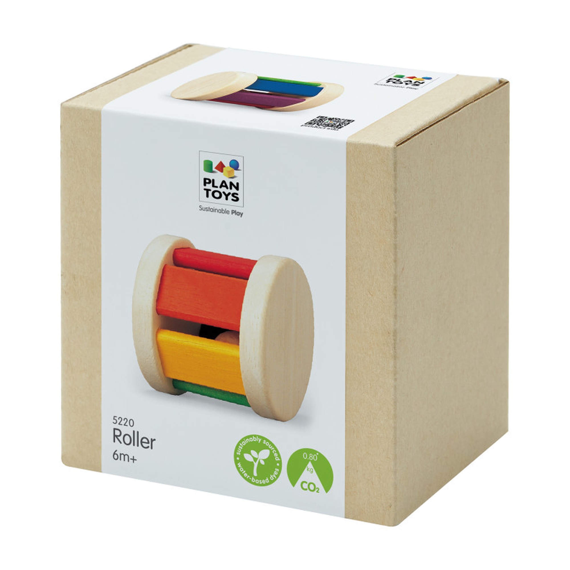 Wooden Roller Baby Toy