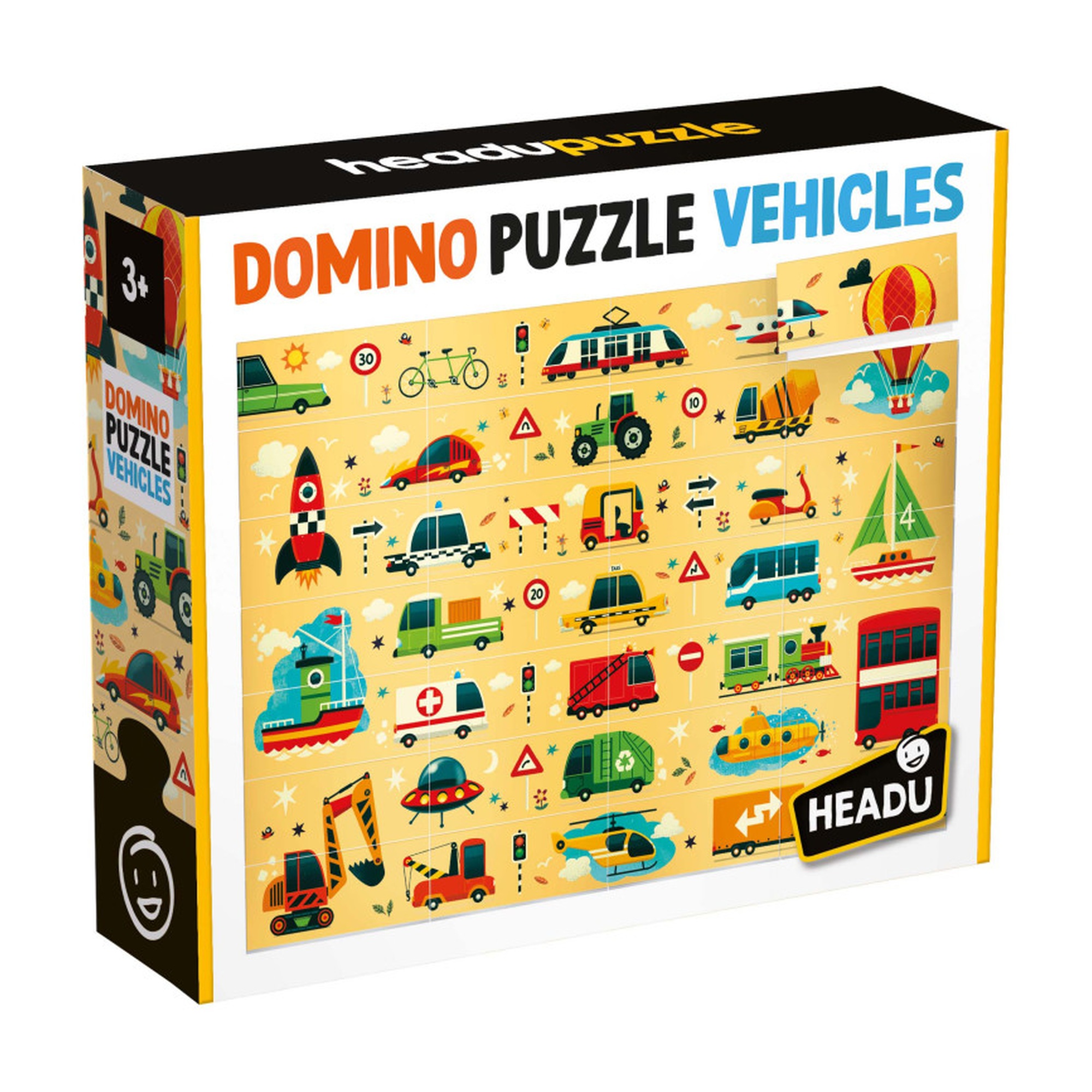Vehicle Domino Matching Puzzle