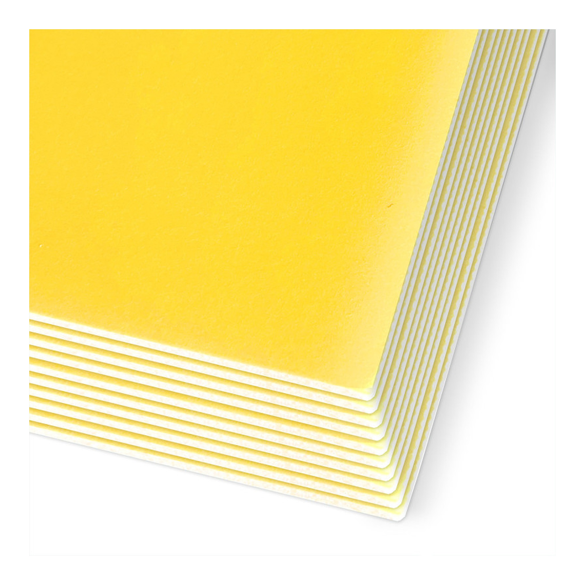 Yellow Foam Board Sheets, 20 x 30 in., Pack of 10