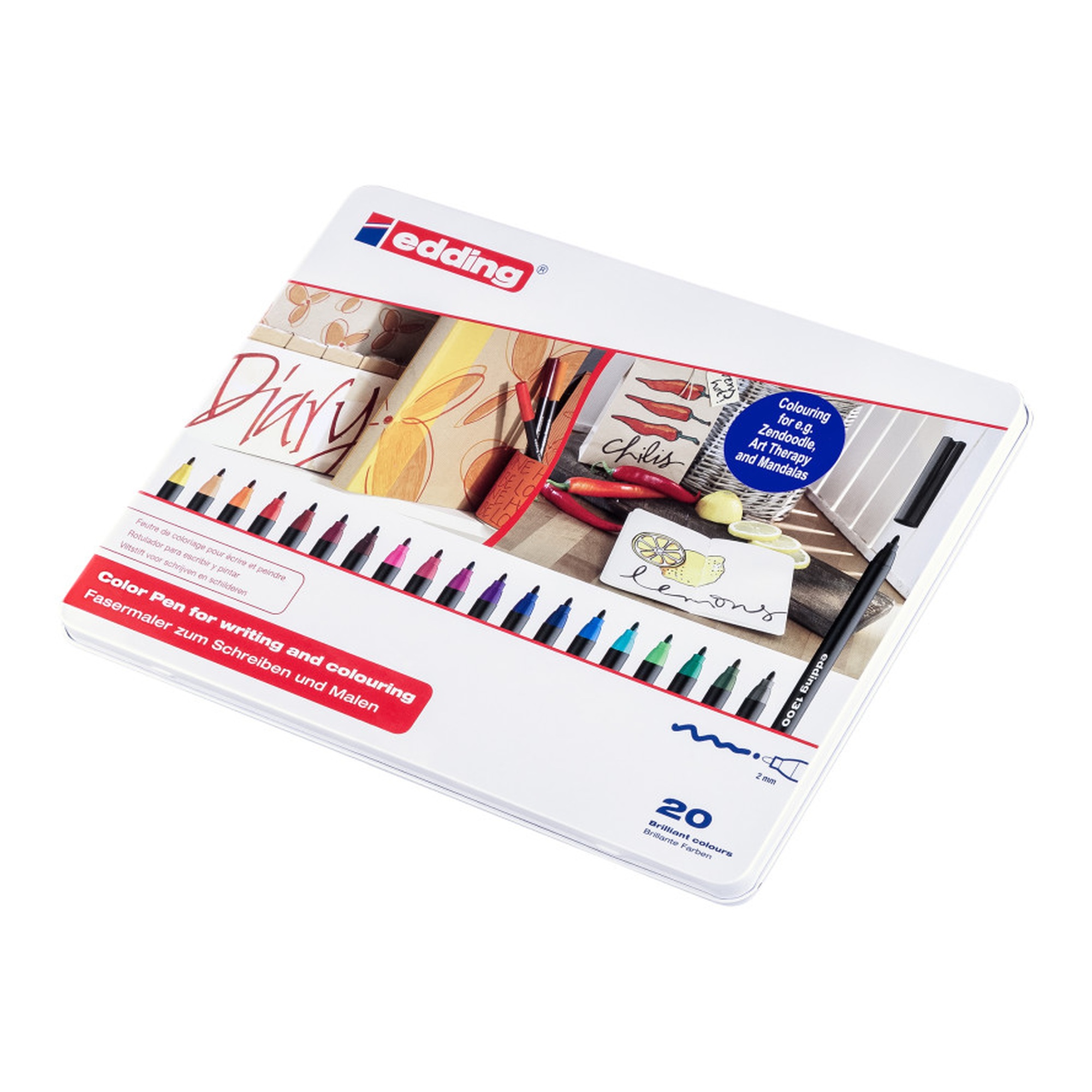 Medium Assorted Color Markers, 20-Pack