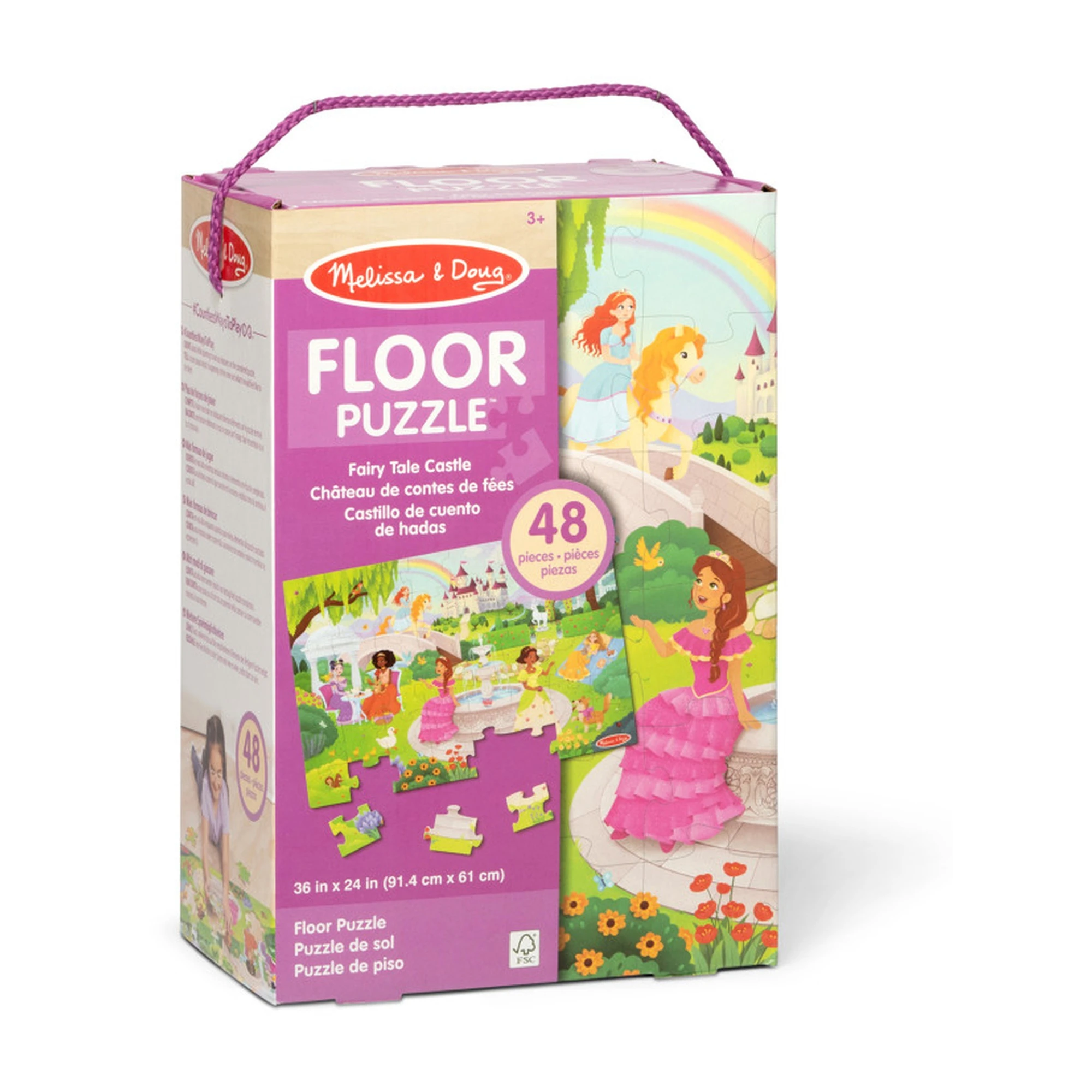 Fairy Tale Castle 48-Piece Jumbo Floor Puzzle