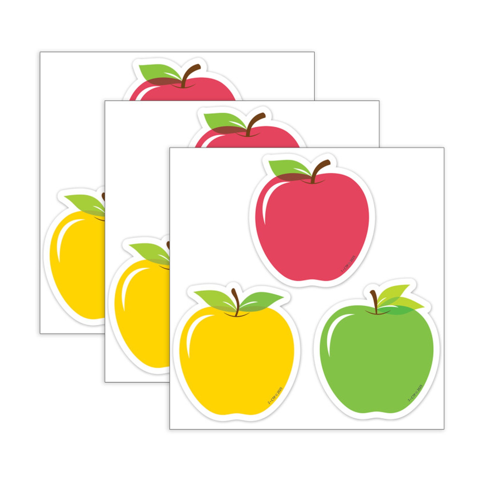 Apple Designer Cut-Outs, 3 in., 108 Count