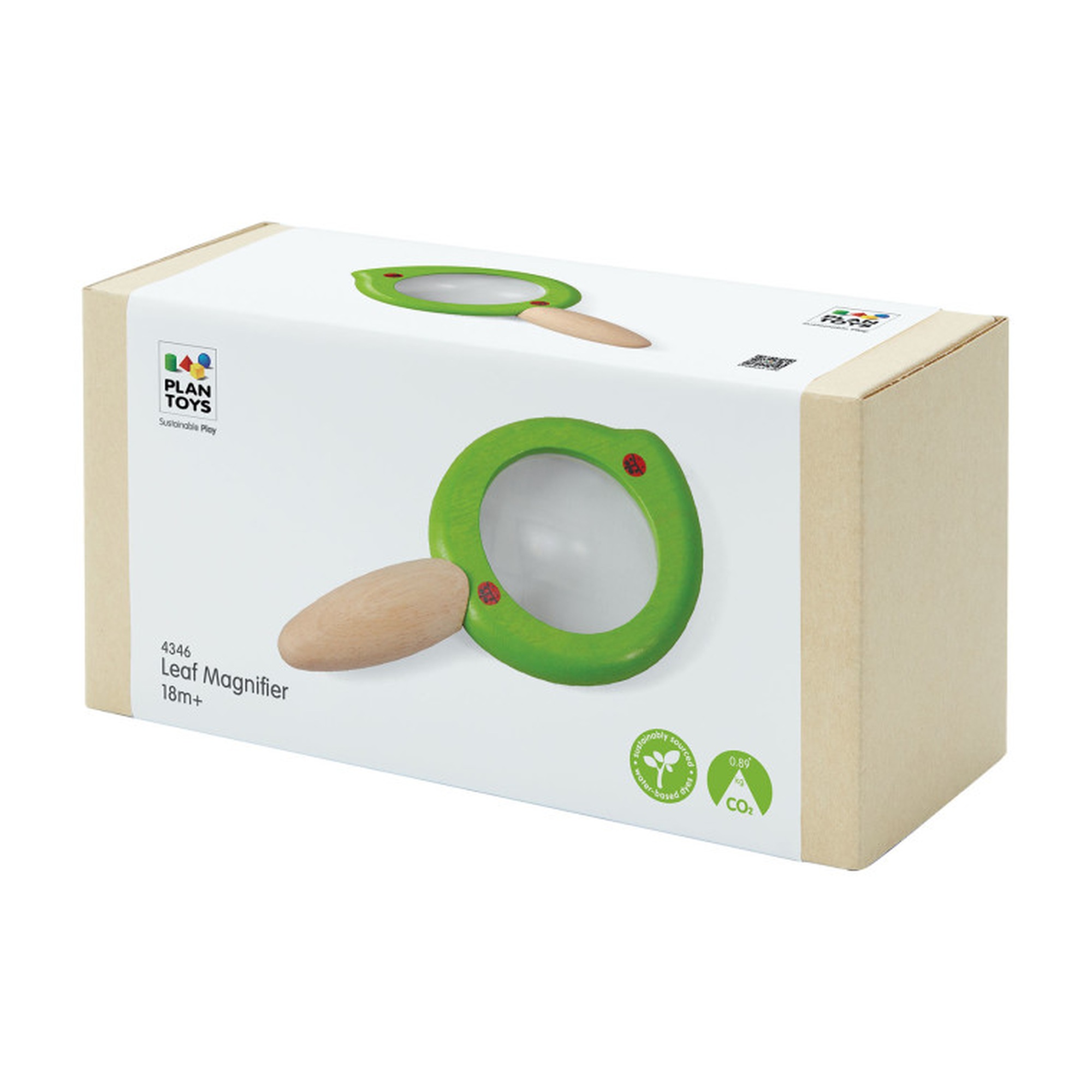 Wooden Leaf Magnifier for Young Explorers