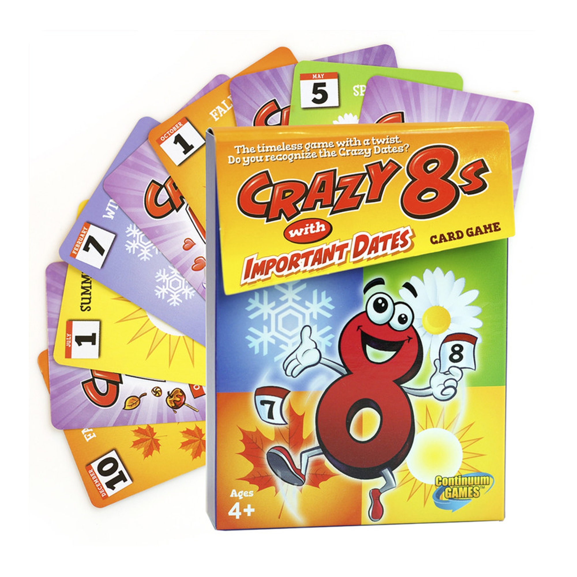 Crazy 8s Important Dates Card Game