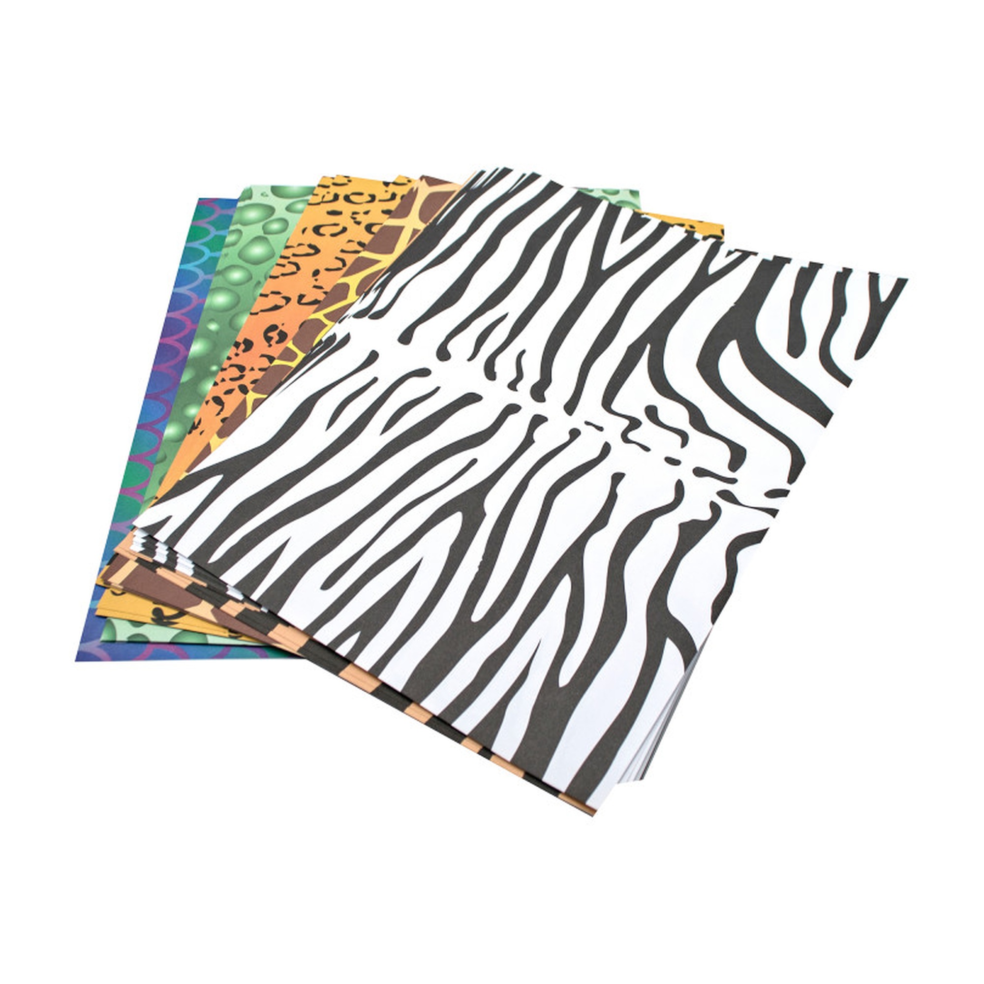 Animal Print Craft Paper Sheets, 40-Pack