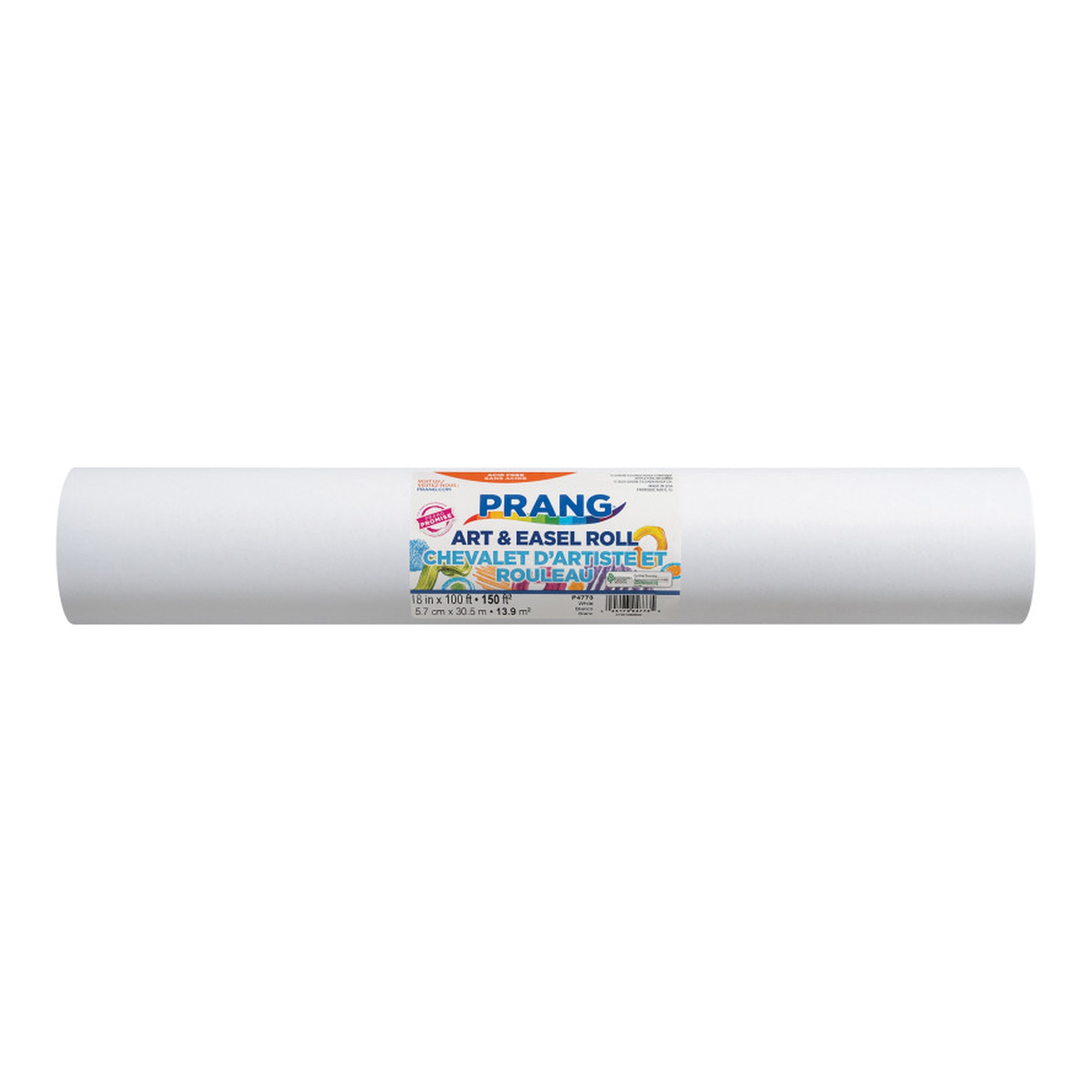 White Art and Easel Paper Roll, 18 in. x 100 ft.