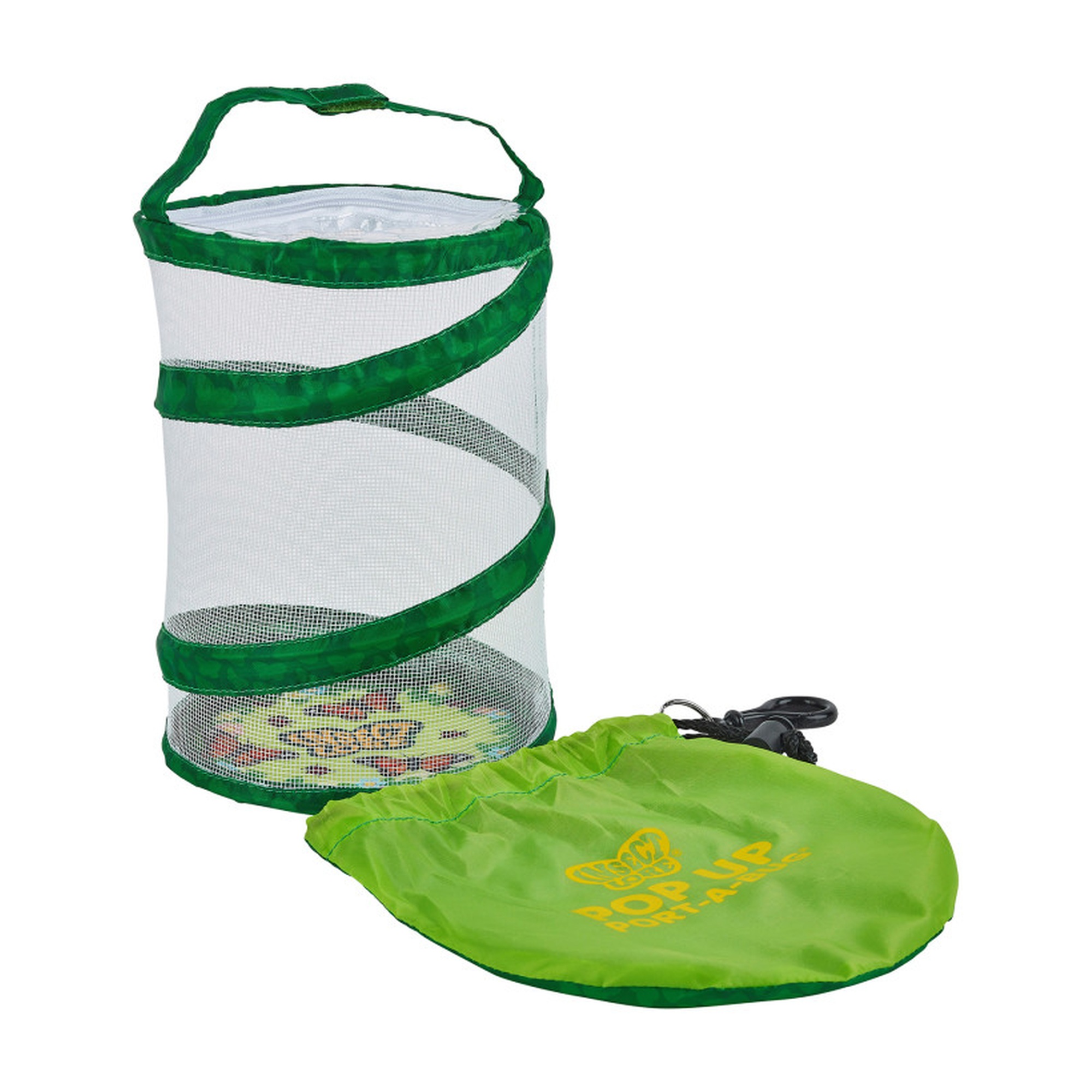 Portable Pop-Up Mesh Bug Habitat with Carry Case