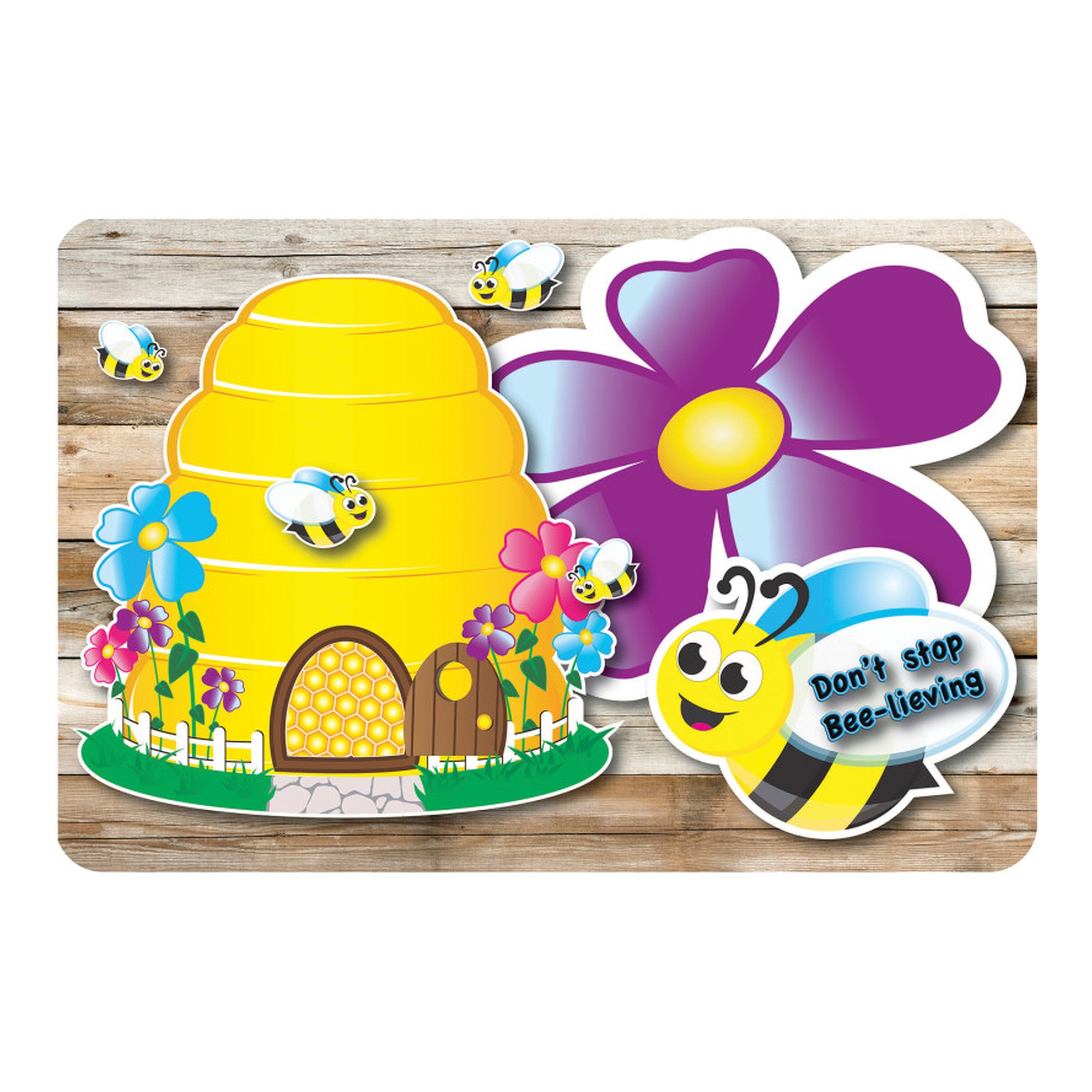 Bee-Lieve Bee Theme Computer Mouse Pad
