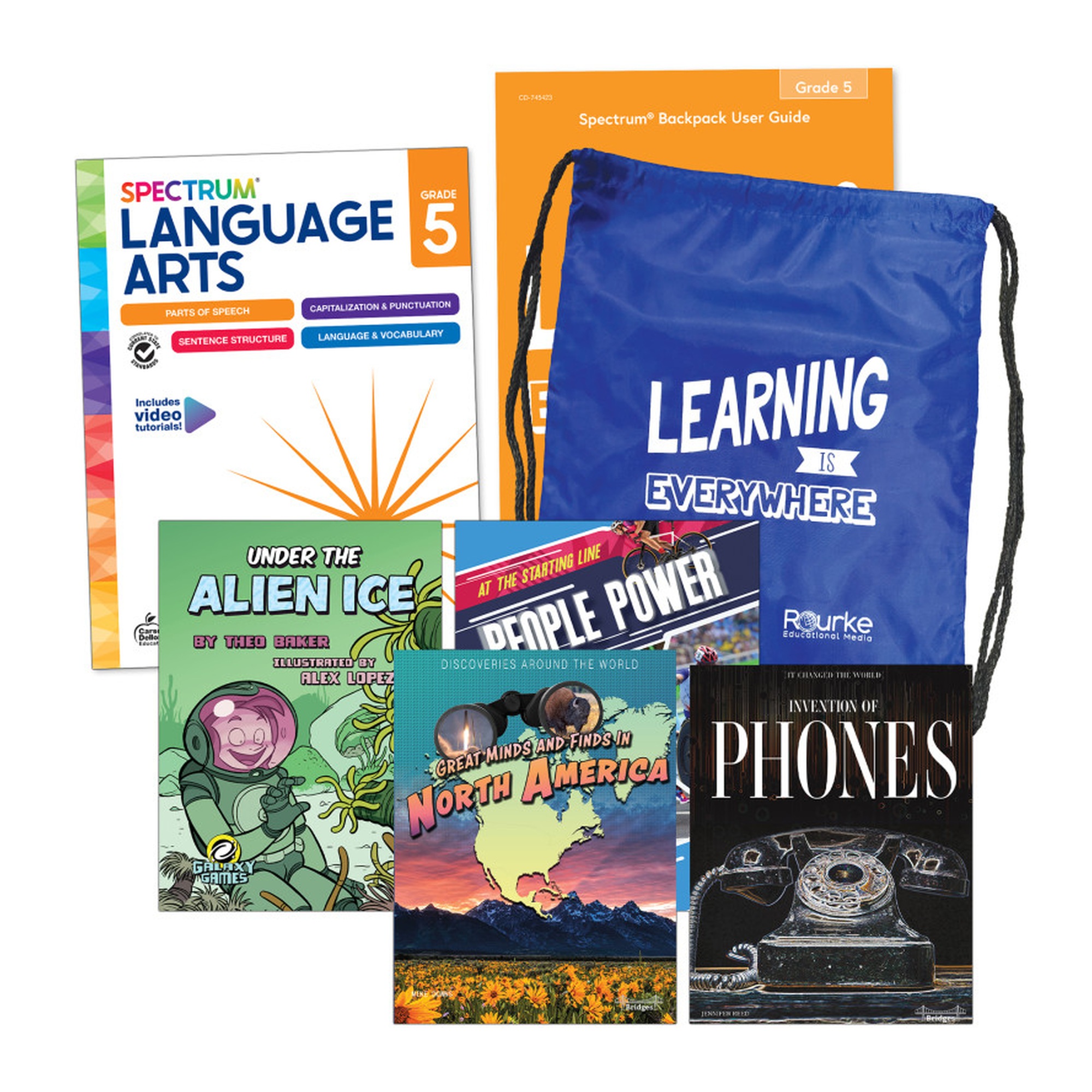 Grade 5 Language and Literacy Backpack Set