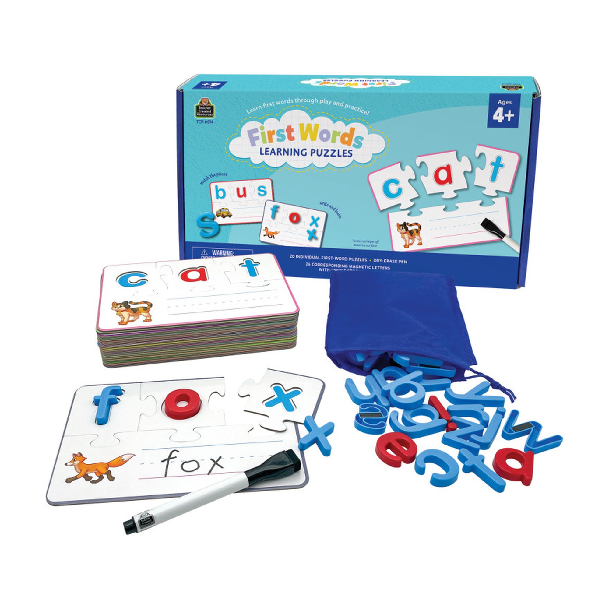 First Words Magnetic Letter Puzzle Set