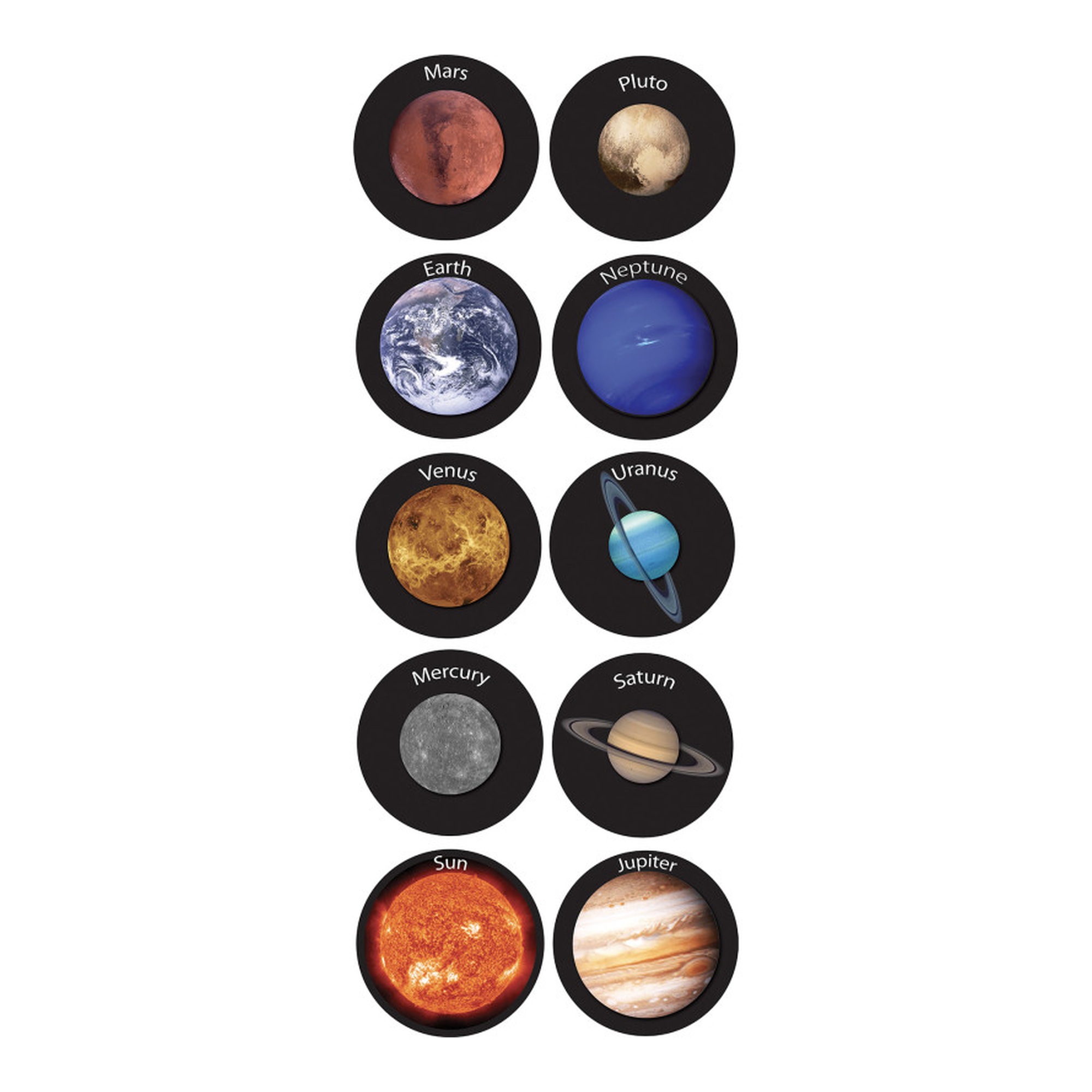 Solar System Sensory Spots, 10-Piece Set