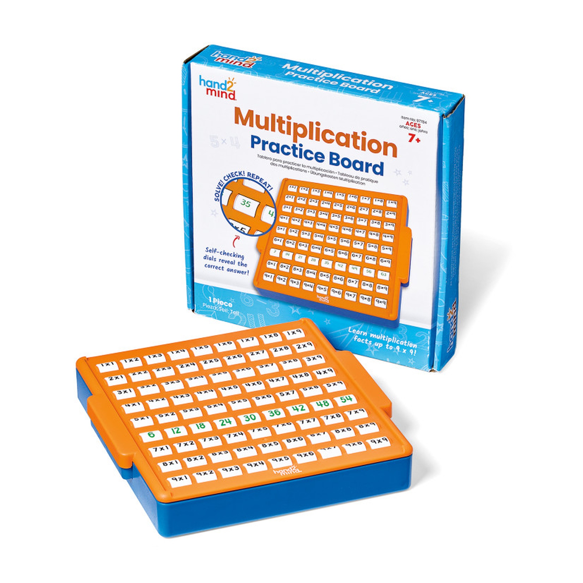 Self-Checking Multiplication Facts Practice Board