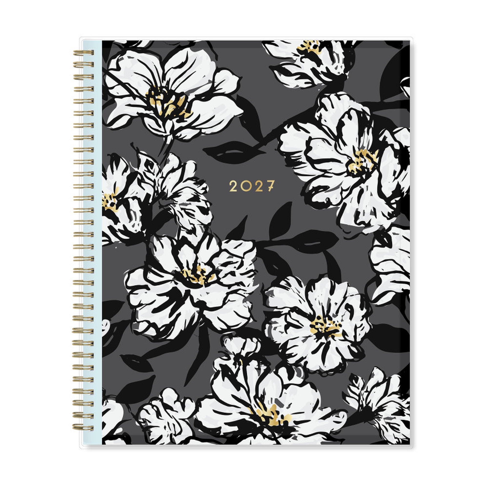 2027 Baccara Dark Floral Weekly and Monthly Planner, 8.5 x 11 in.