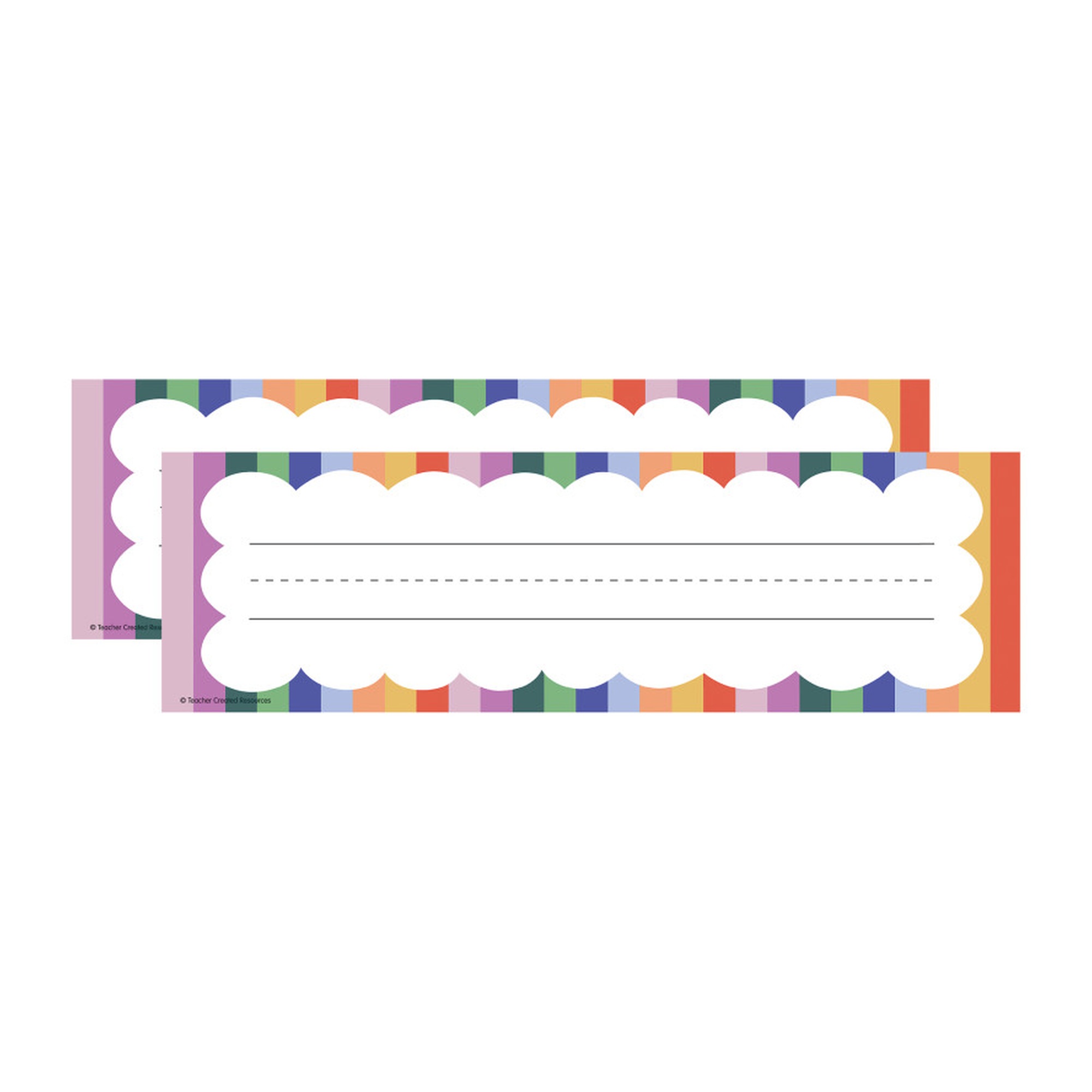 Color Crush Flat Name Plates, 2-Pack
