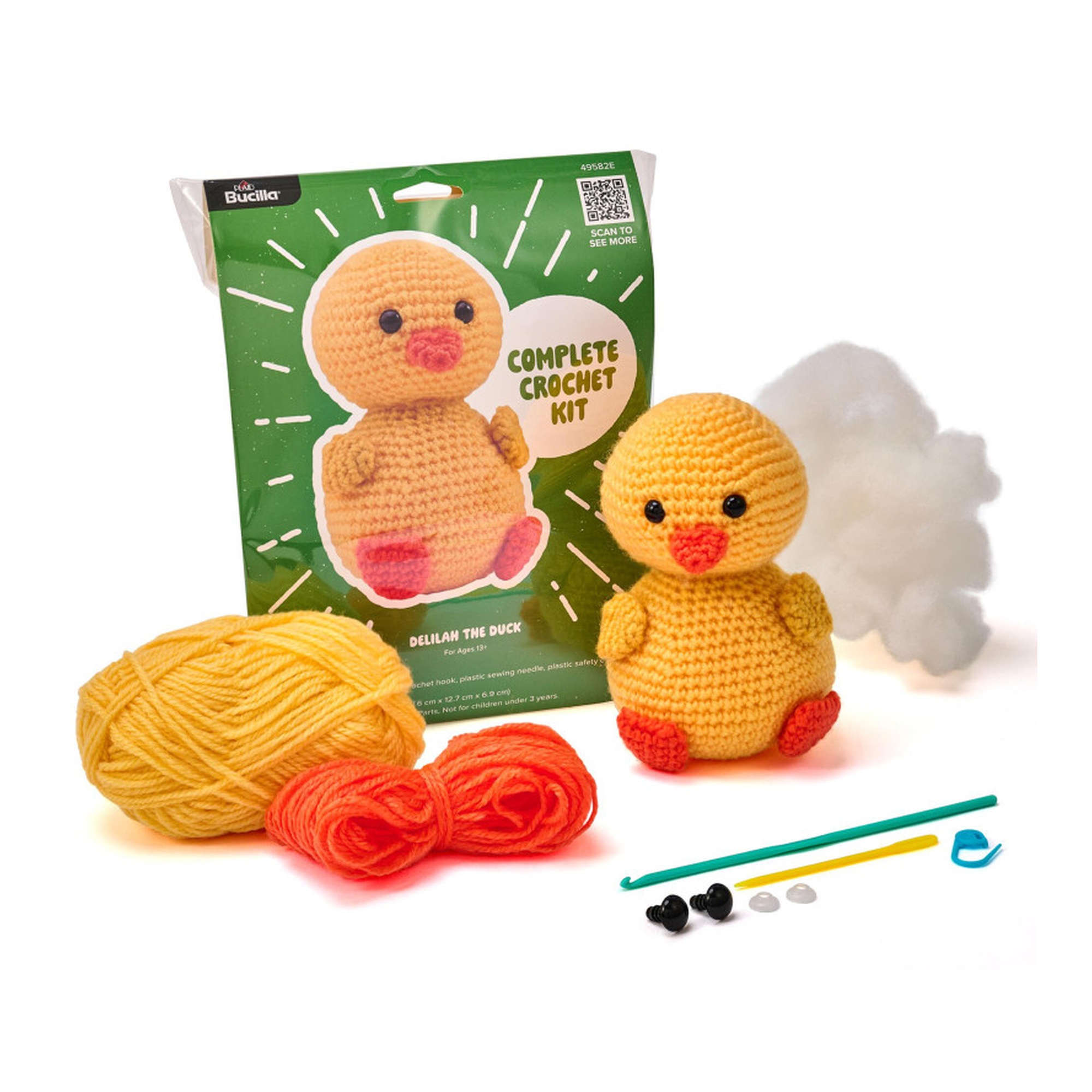 Delilah the Duck Amigurumi Crochet Kit