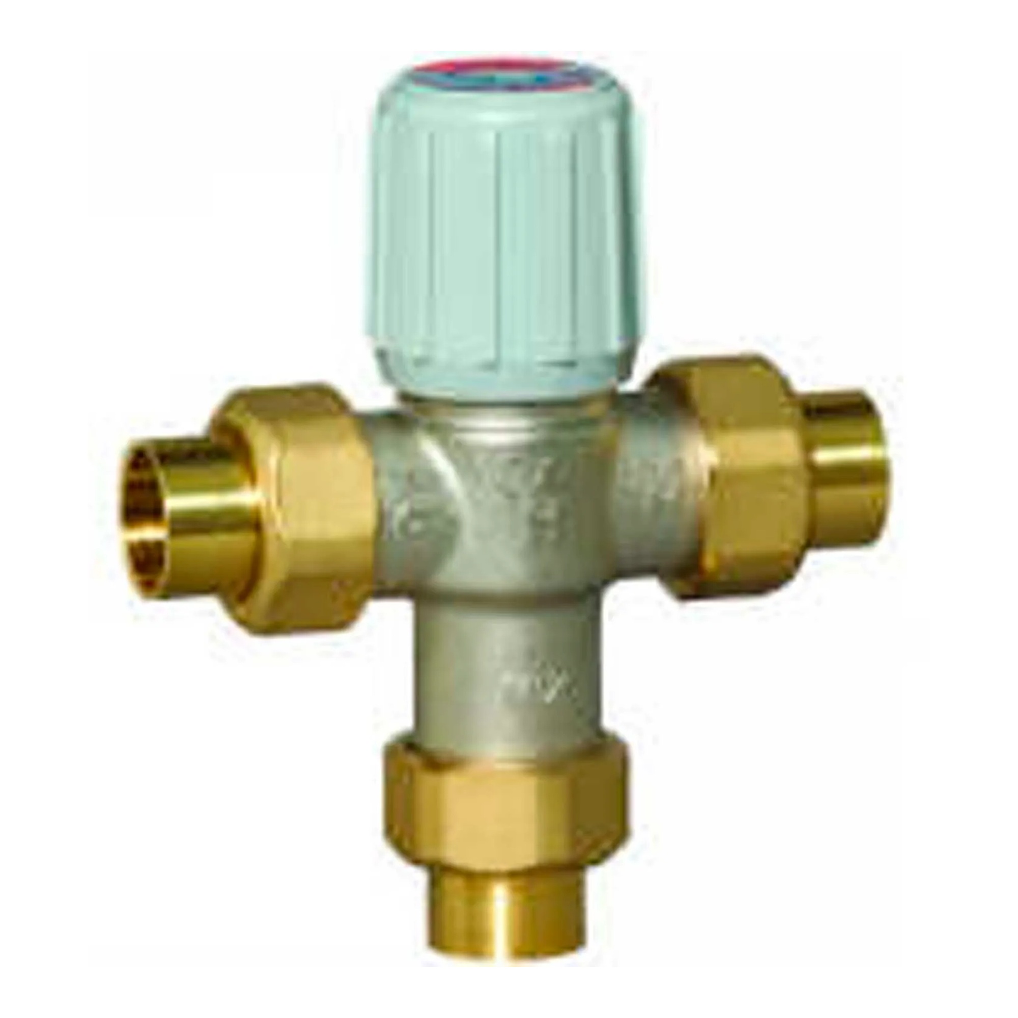 1/2 in. Union Sweat Lead-Free Mixing Valve, 70°F to 145°F