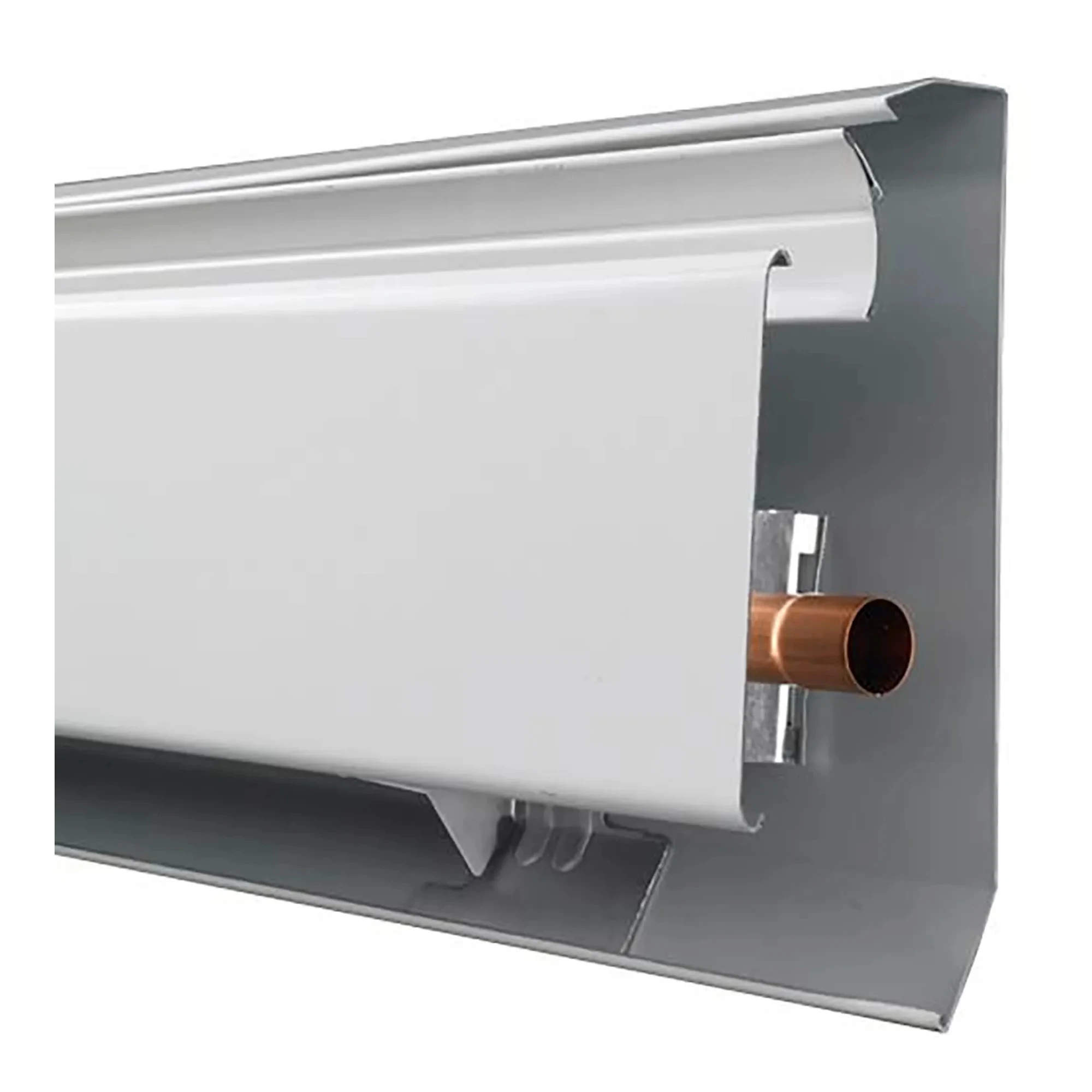 5 ft. Hydronic Complete Baseboard Heater, White