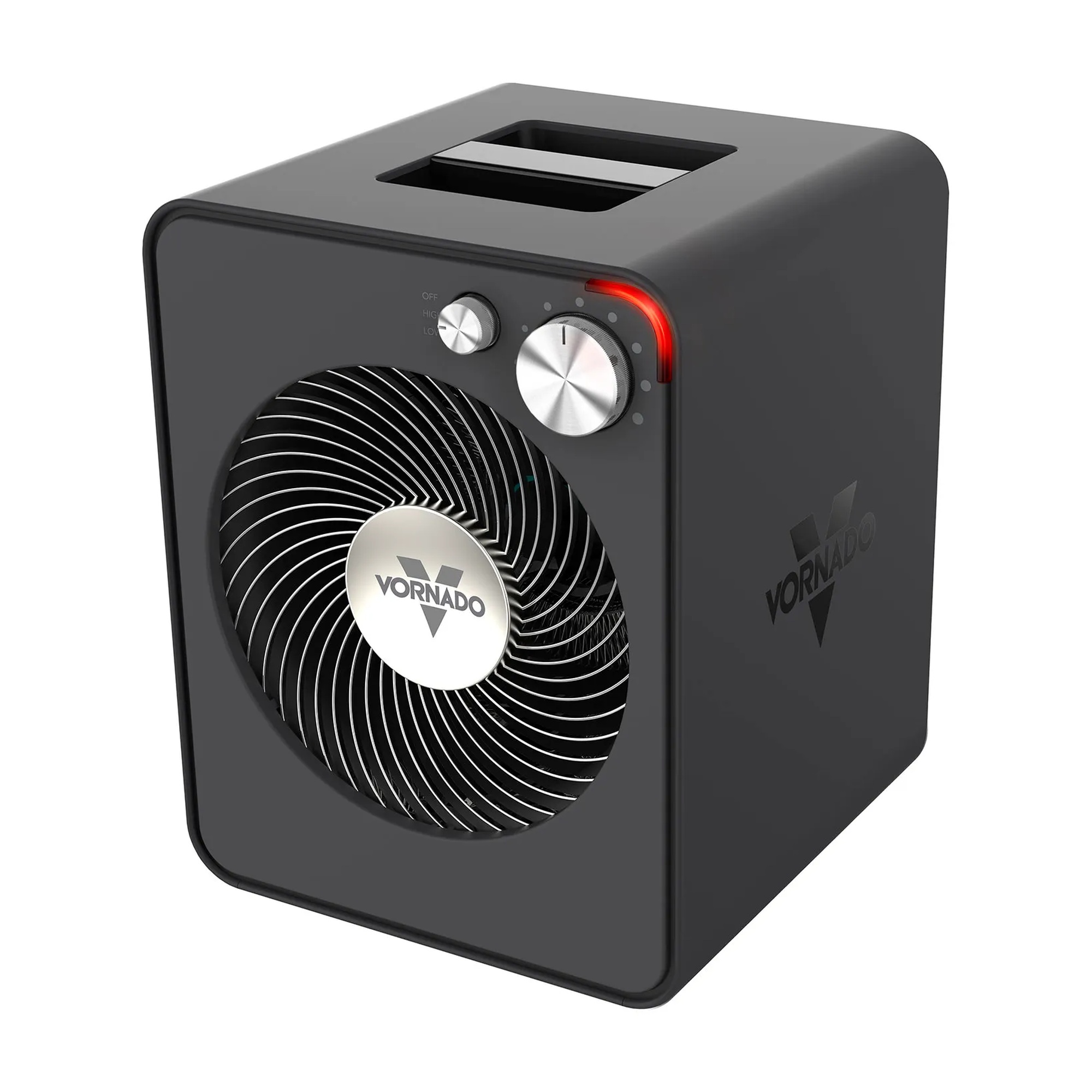 Whole Room Metal Electric Heater with Mechanical Thermostat, Gray