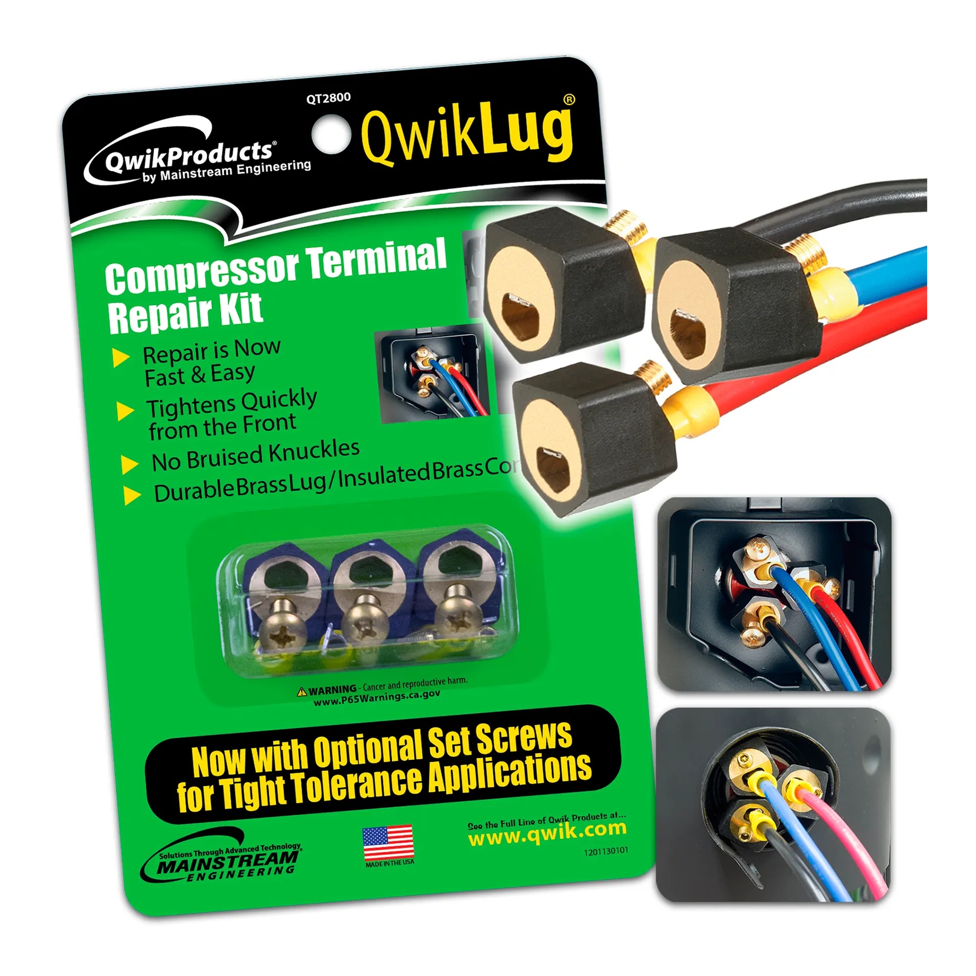 Three-Terminal Compressor Repair Lugs