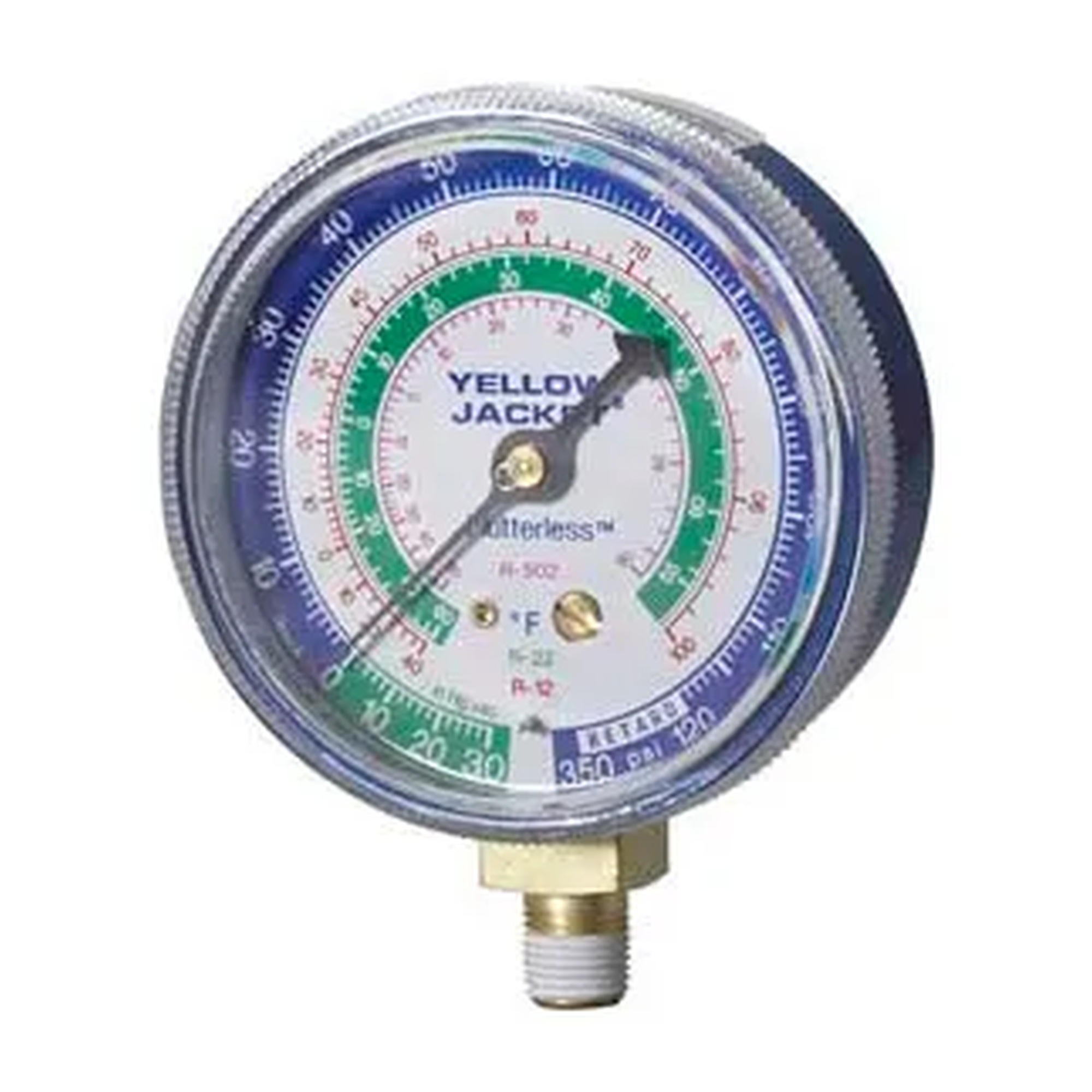2-1/2 in. Blue Low-Side Gauge